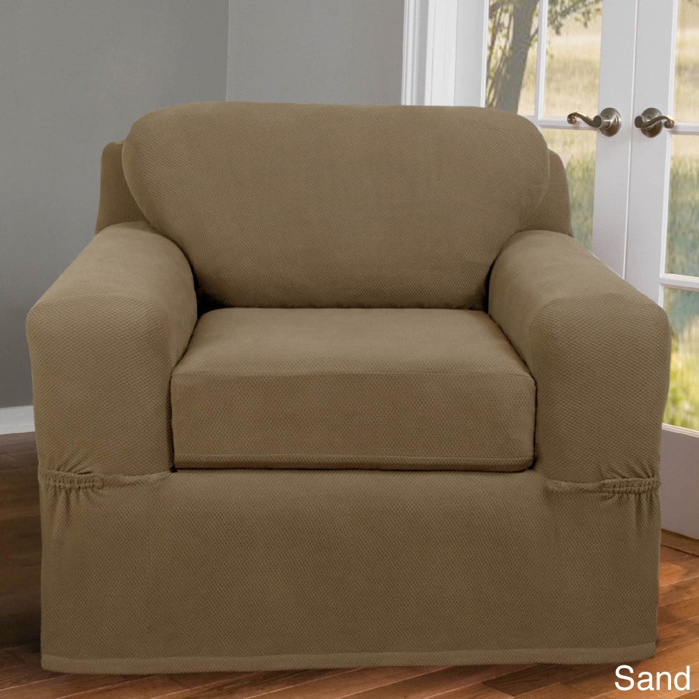 Maytex Stretch Pixel Chair 2 Piece Furniture / Slipcover