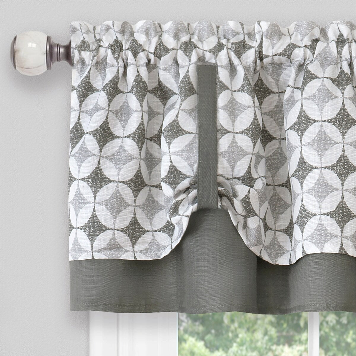 Callie Window Curtain Tier Pair and Valance Set