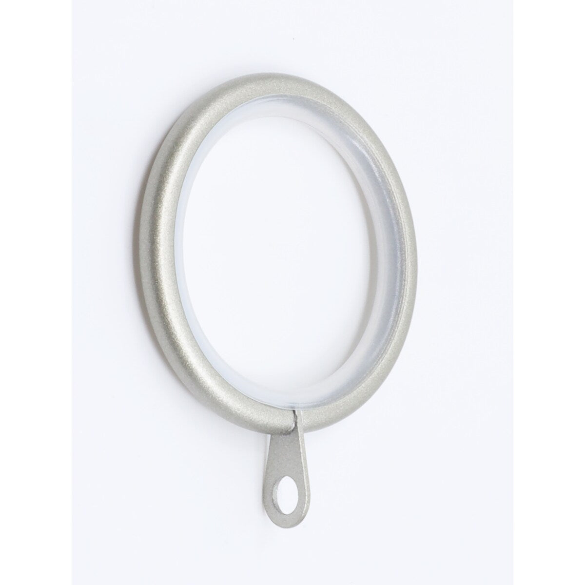 Meriville 1.5-Inch Inner Diameter Metal Curtain Rings with Eyelets and inserts