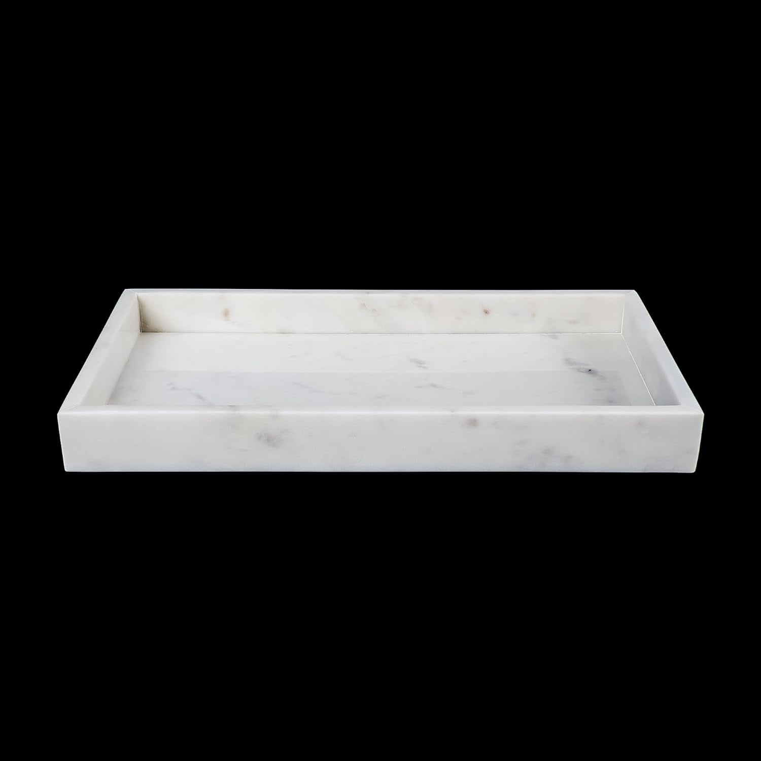 Aurora Home Marble Rectangle Tray