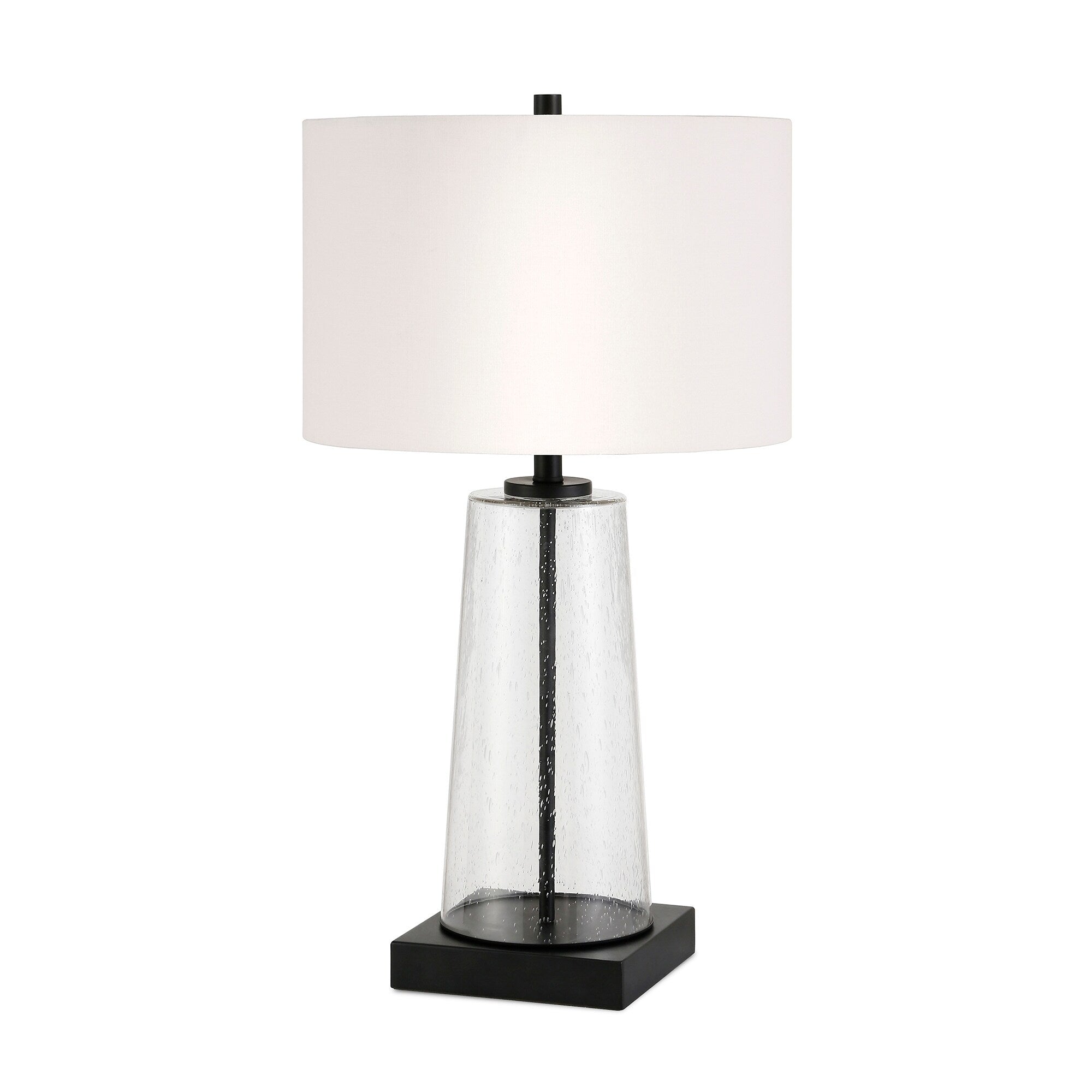 Dax Tapered Seeded Glass Table Lamp