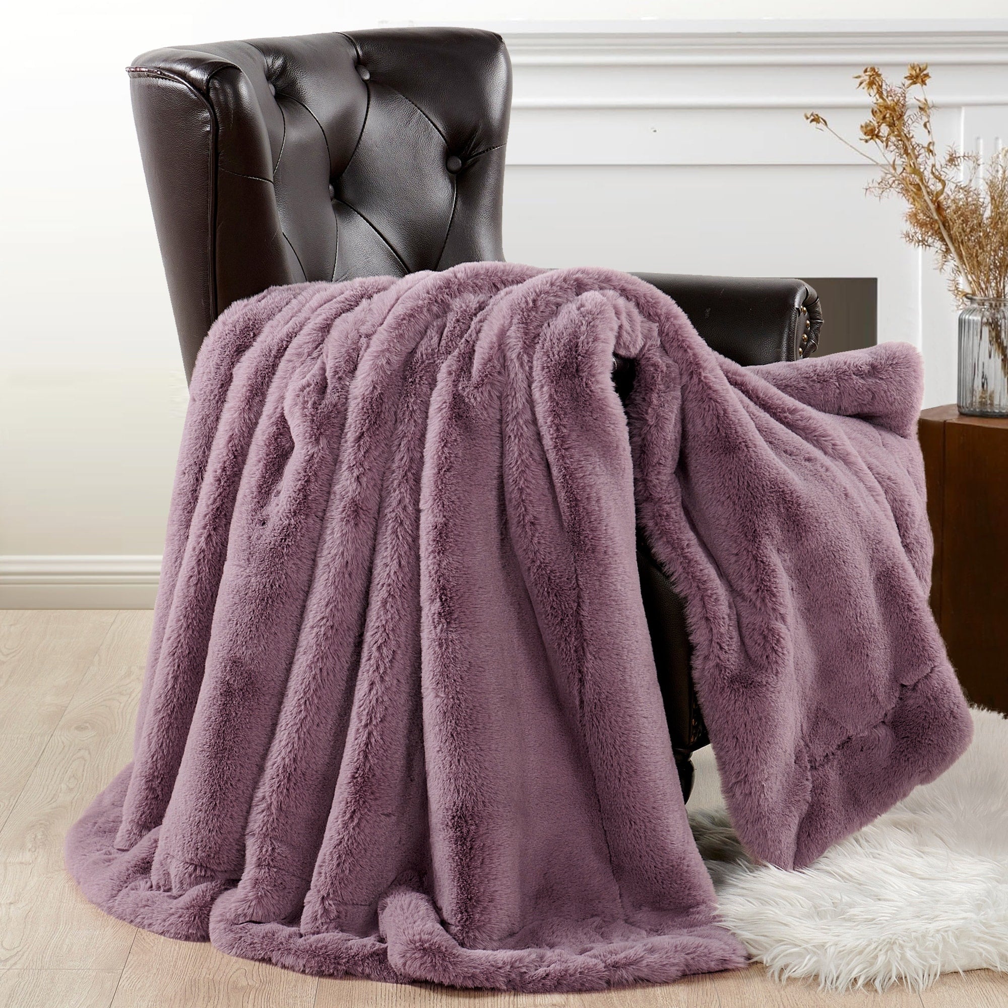 Heavy FauxFur Throw -50''x60''/60''x80''