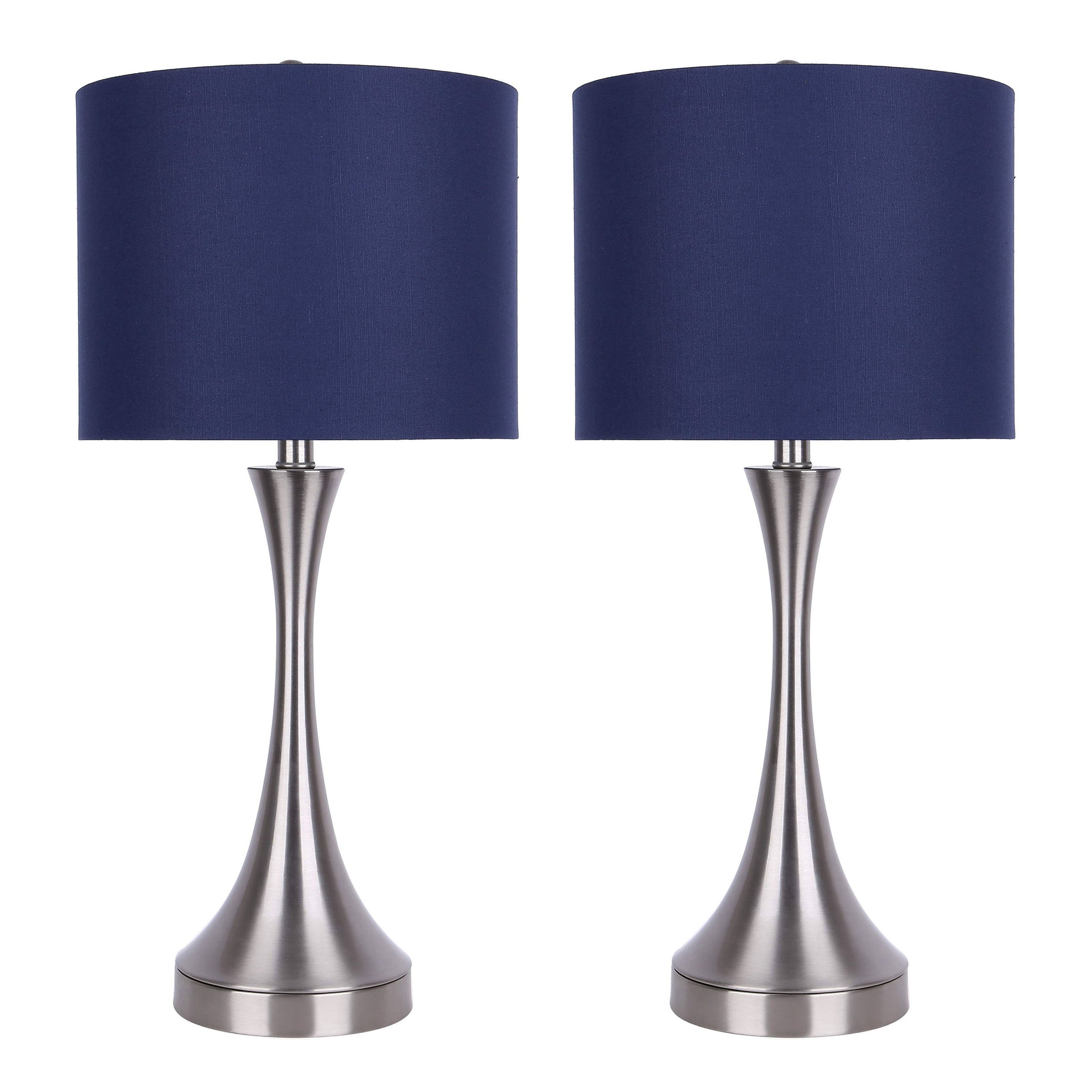 Porch & Den Bakkom 25  Metal Table Lamp with USB Port (Set of 2)