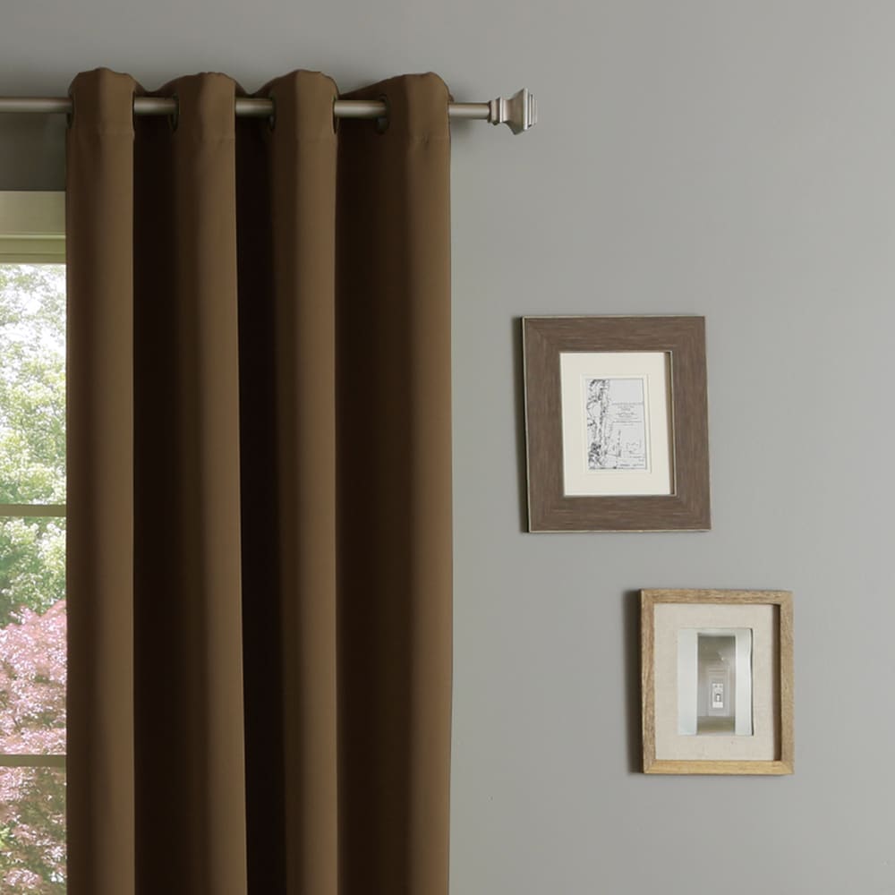 Aurora Home Grommet Top Thermal Insulated 96-inch Blackout Curtain Panel Pair - 52 x 96 - 52 x 96