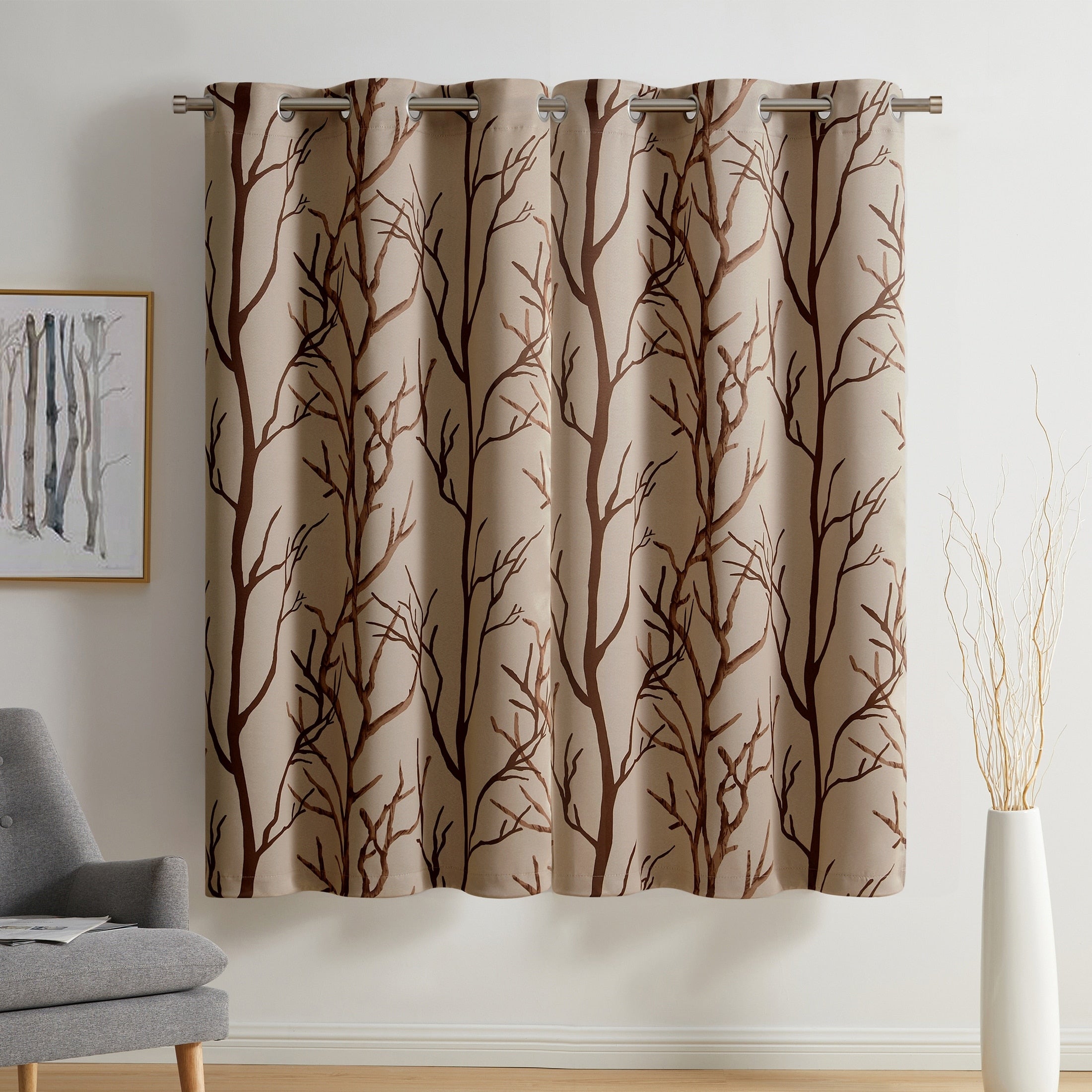 VCNY Home Kingdom Branch Blackout Curtain Panel