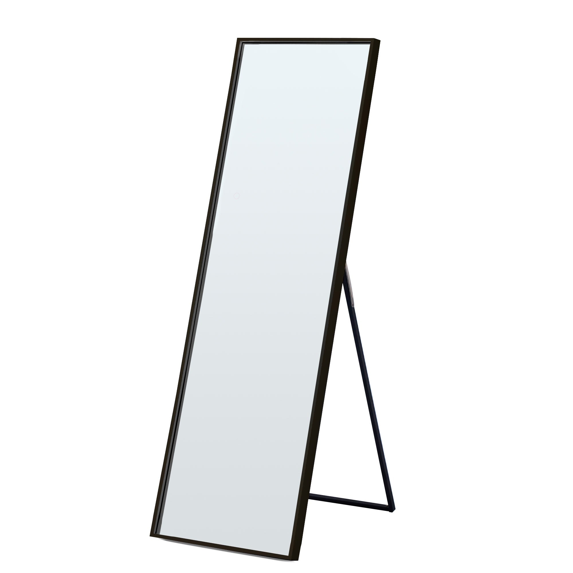 Rectangle Metal Floor Mirror - N/A