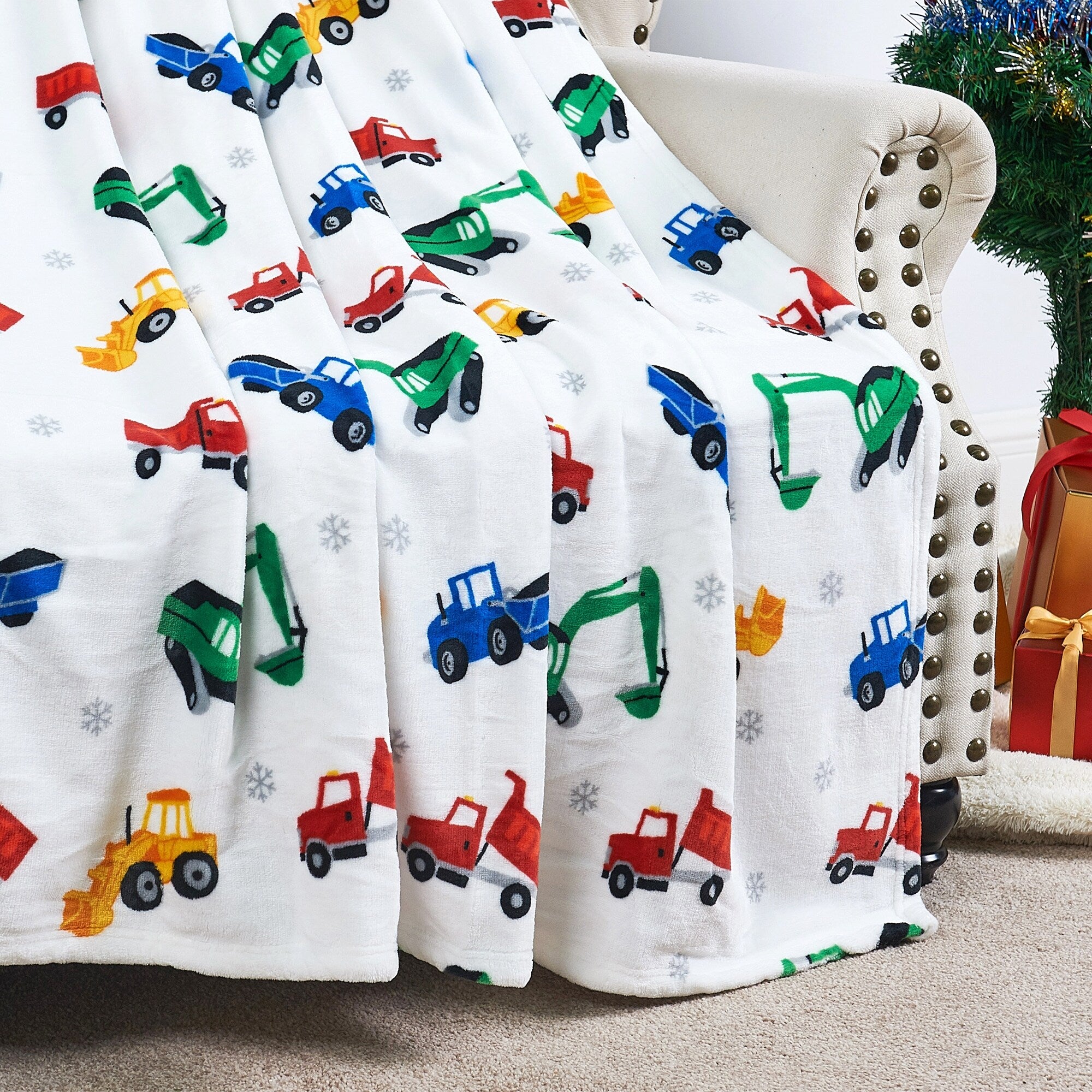 Christmas Flannel Fleece Throw Blanket 50x60