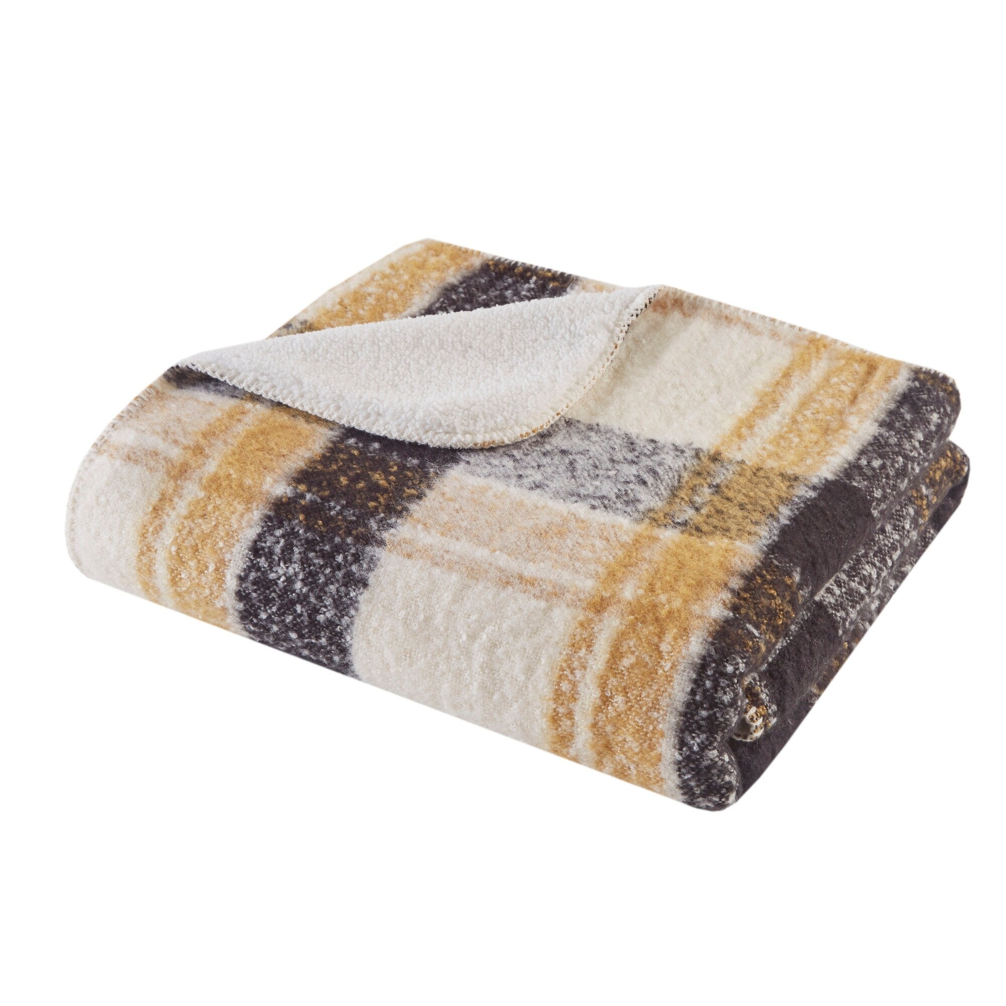 Woolrich Bloomington Fake Wool to Sherpa Throw 50x60