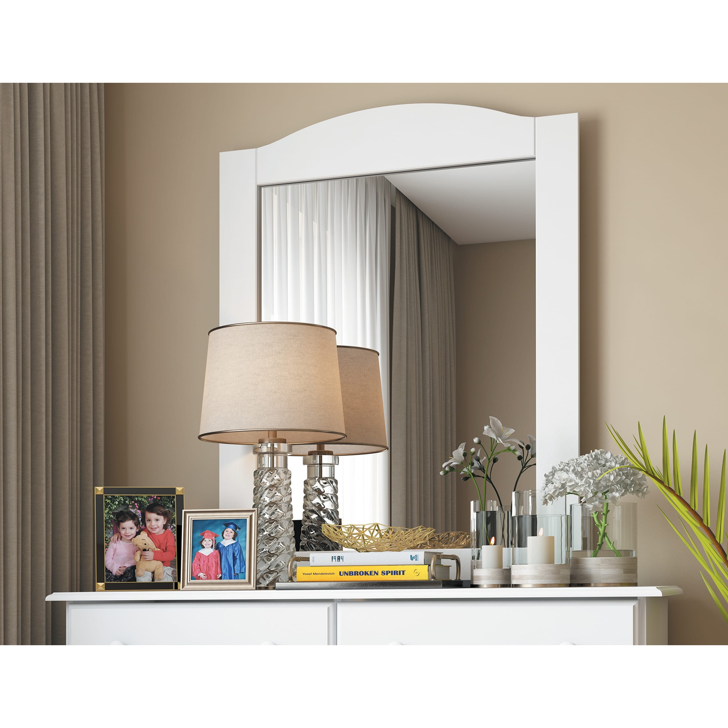 100% Solid Wood Frame Mirror by Palace Imports