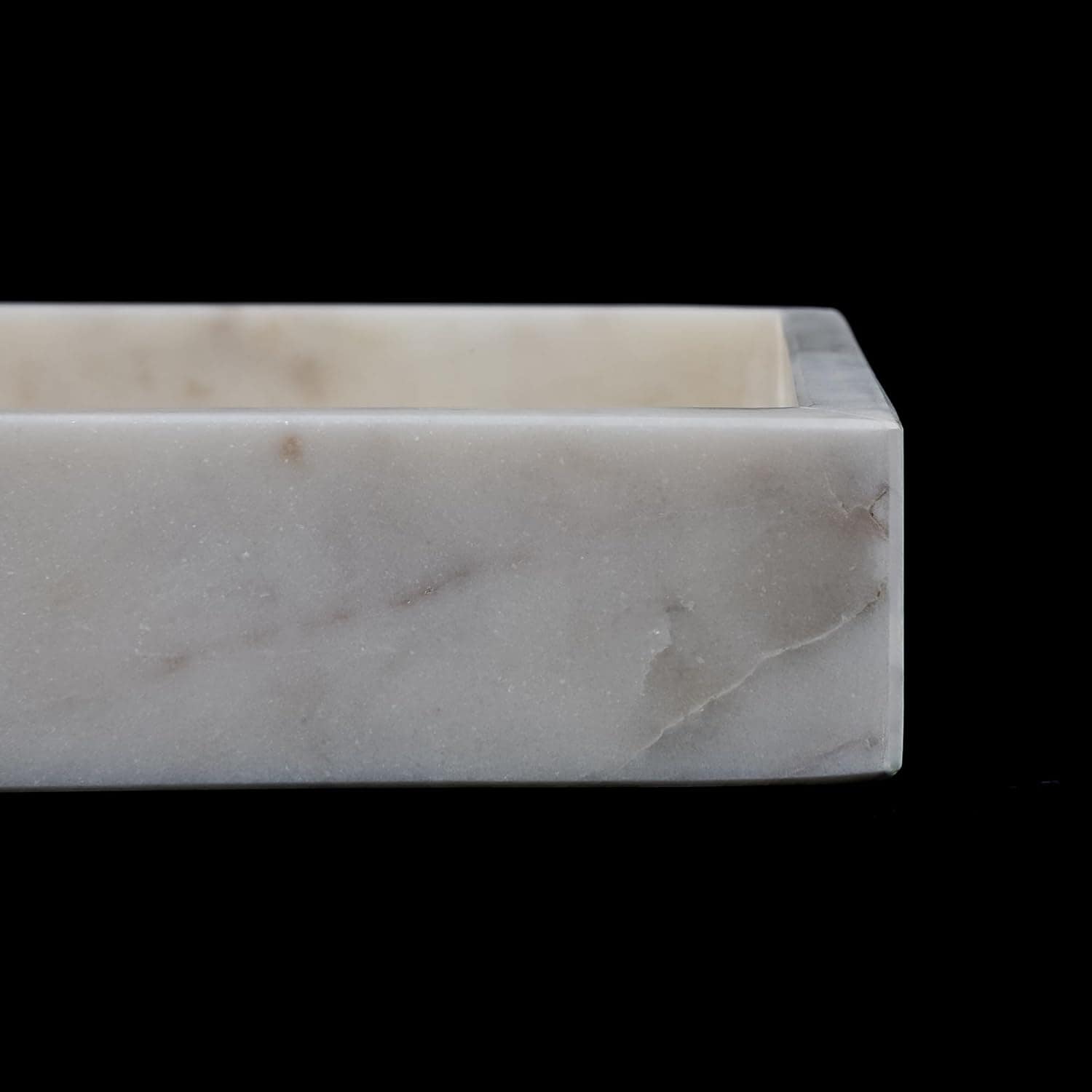 Aurora Home Marble Rectangle Tray