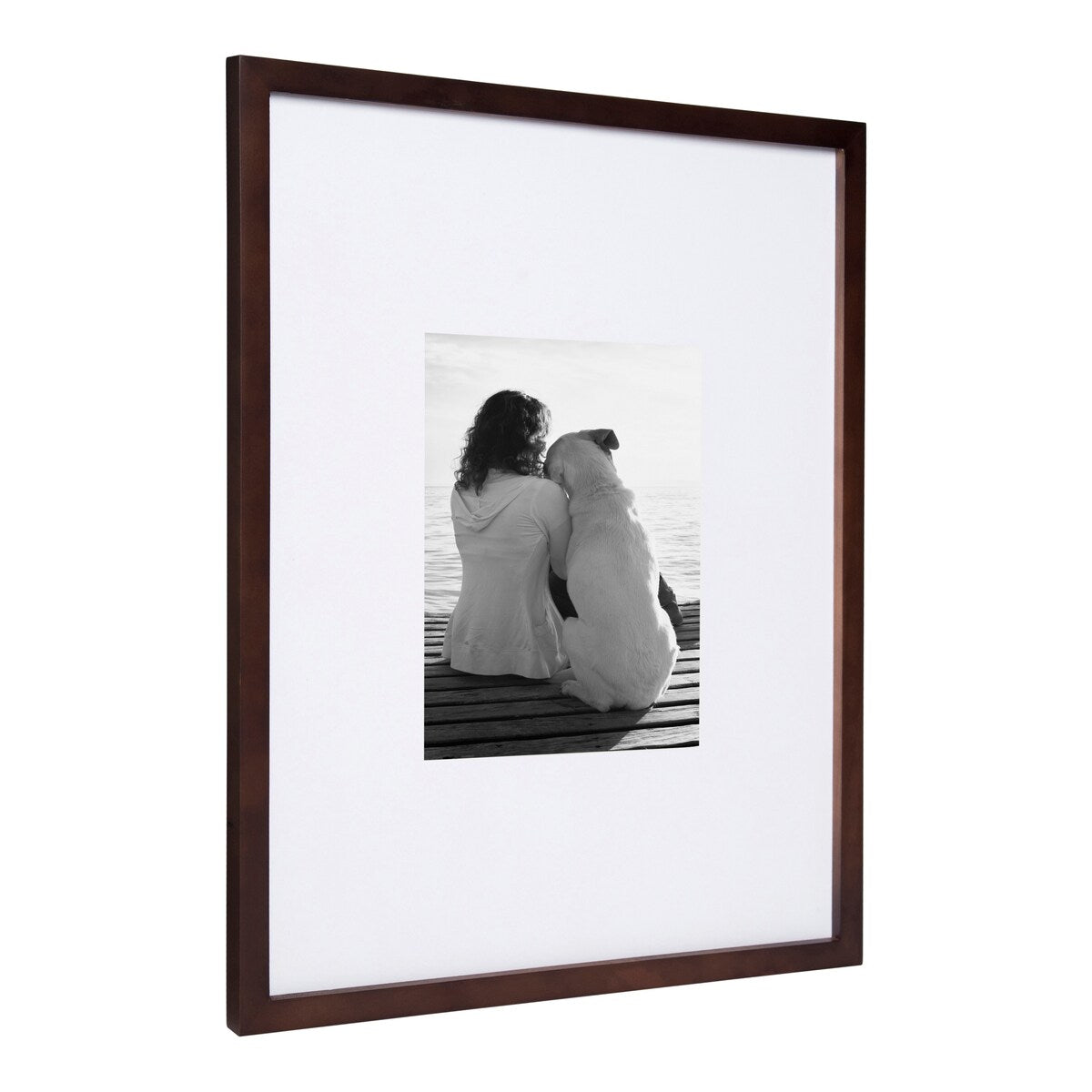 DesignOvation Gallery Wood Wall Picture Frame, Set of 2