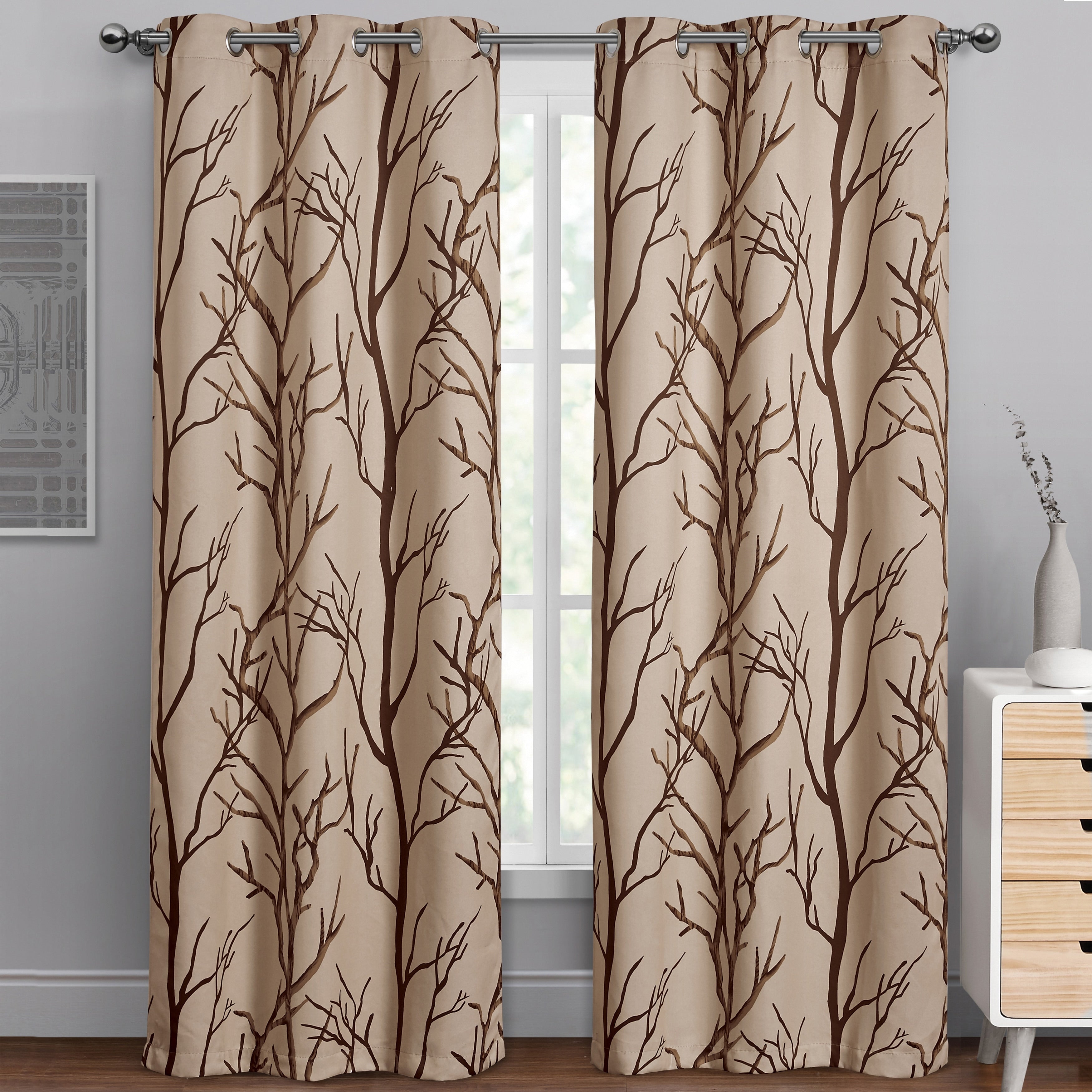 VCNY Home Kingdom Branch Blackout Curtain Panel