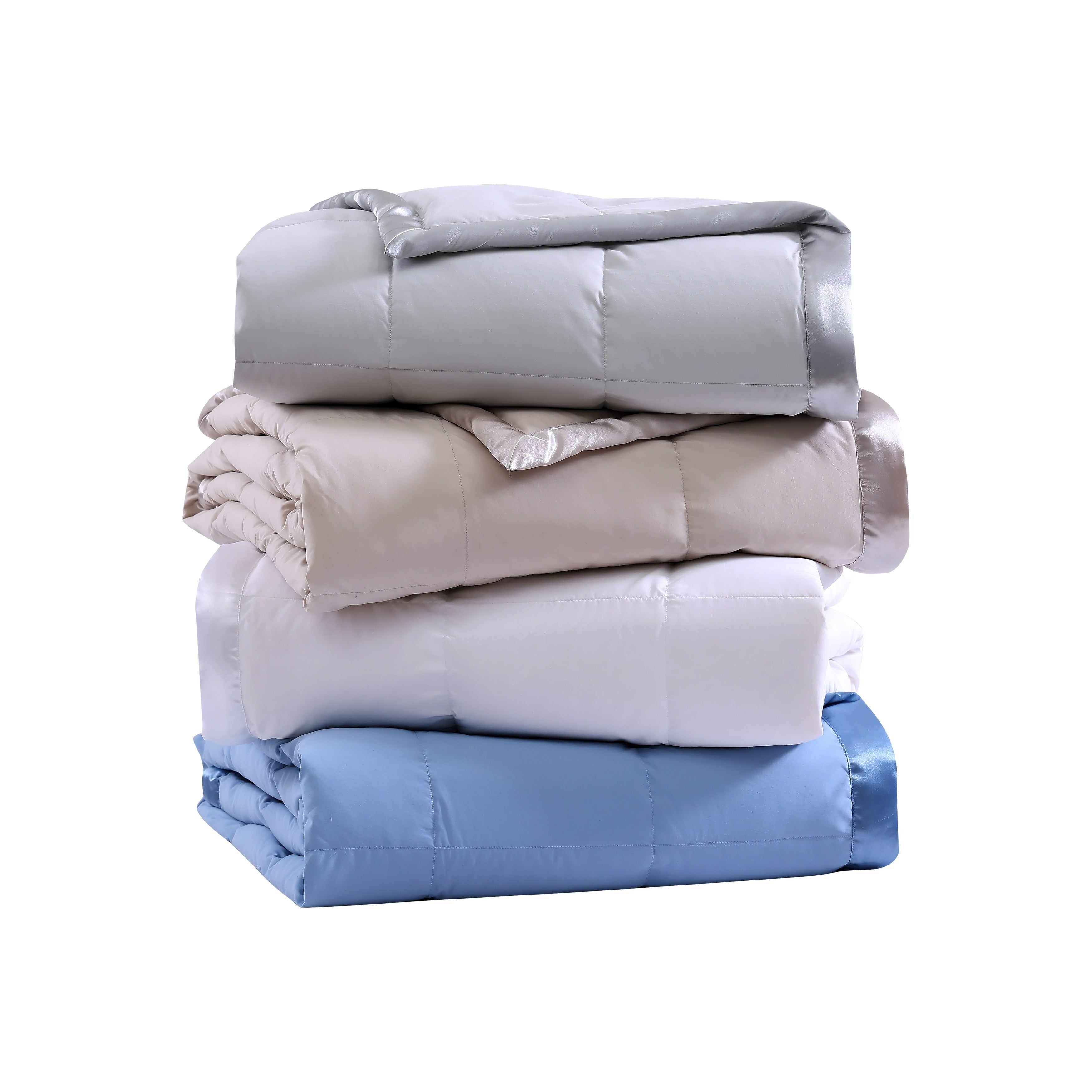 Serta Microfiber White Down Blanket