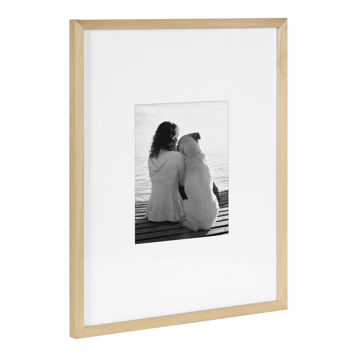 DesignOvation Gallery Wood Wall Picture Frame, Set of 2