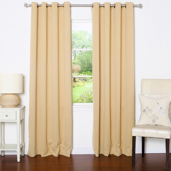 Aurora Home Grommet Top Thermal Insulated 96-inch Blackout Curtain Panel Pair - 52 x 96 - 52 x 96