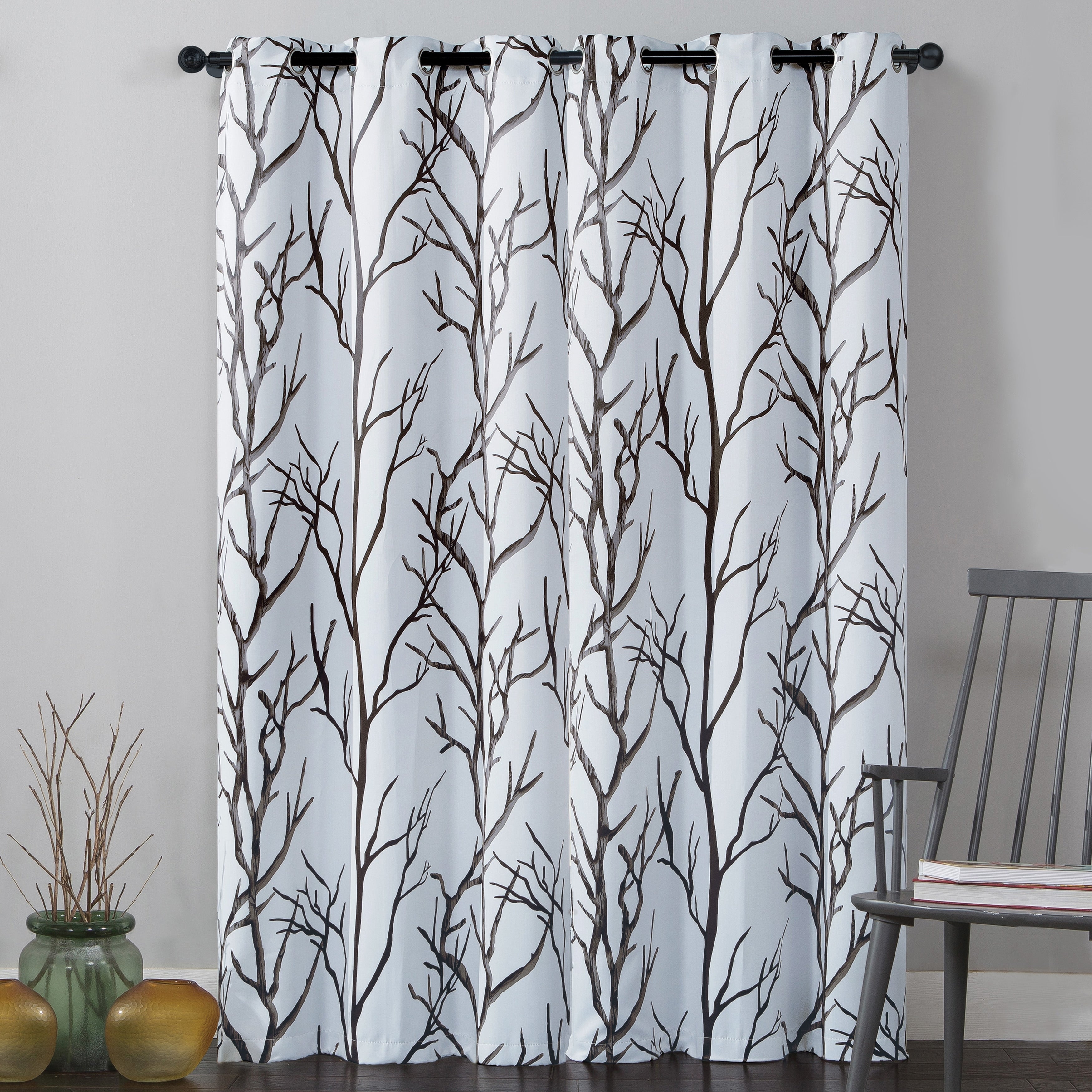 VCNY Home Kingdom Branch Blackout Curtain Panel