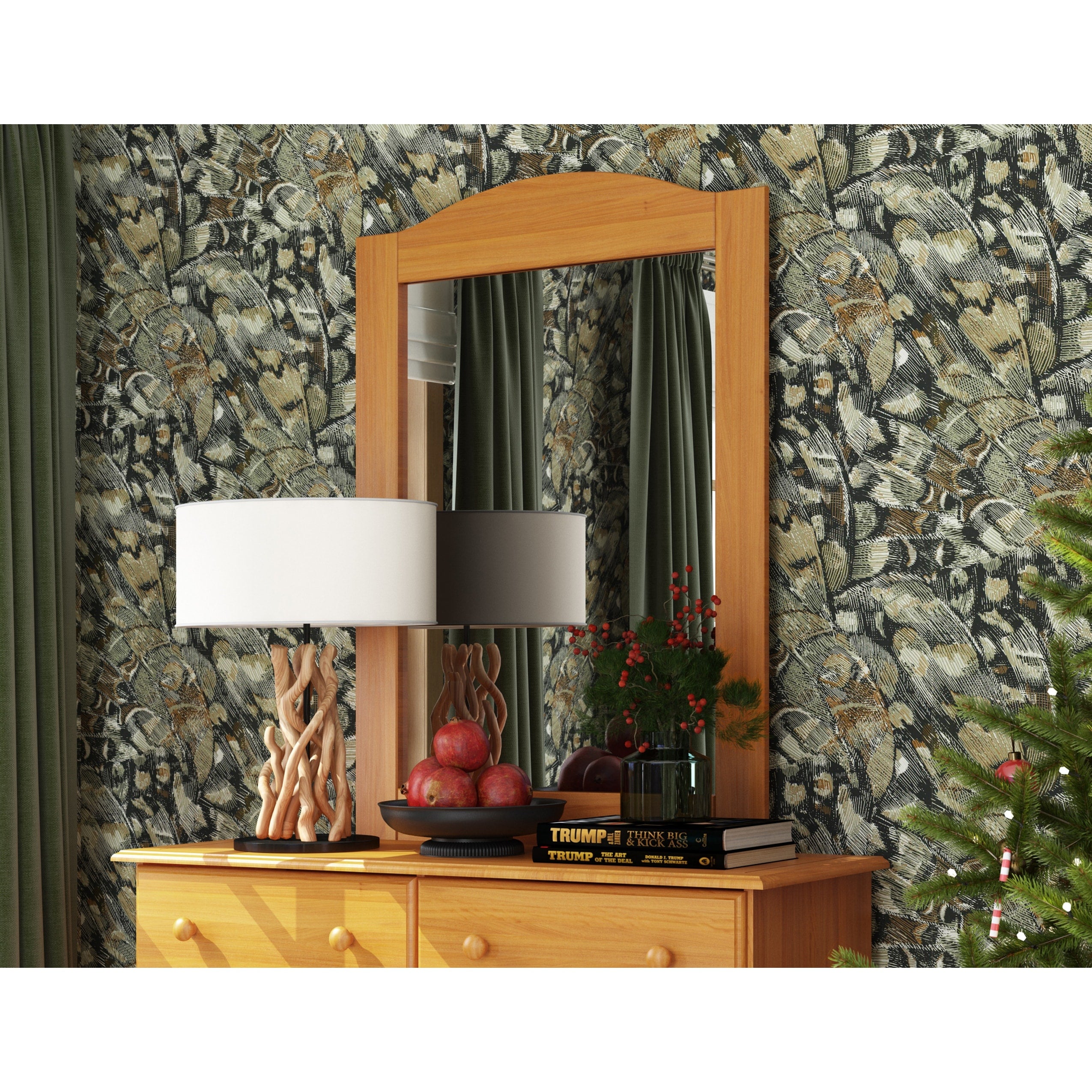 100% Solid Wood Frame Mirror by Palace Imports