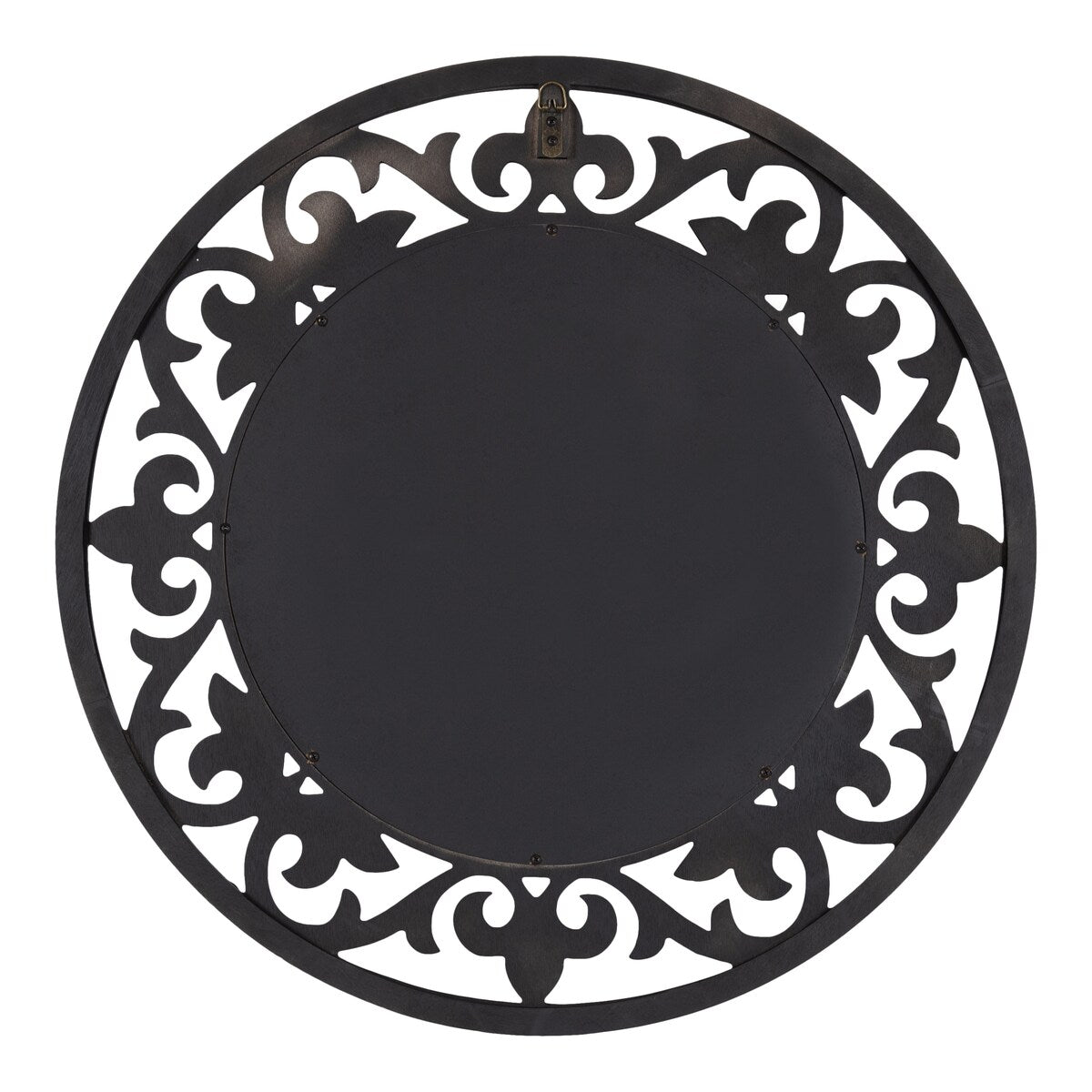 Kate and Laurel Shovali Rustic Round Mirror