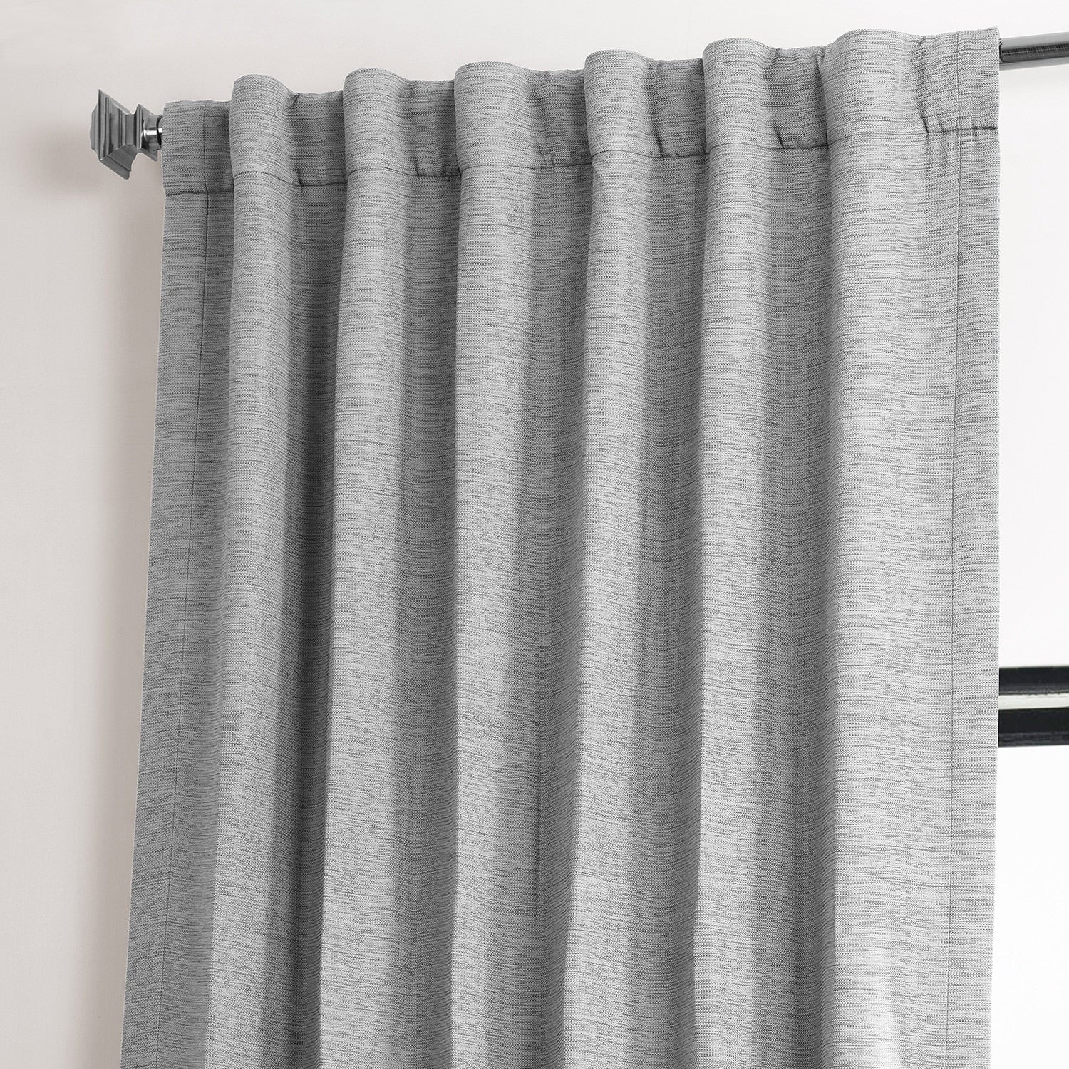 Exclusive Fabrics Grey Bellino Room Darkening Curtain Panel (1 Panel)