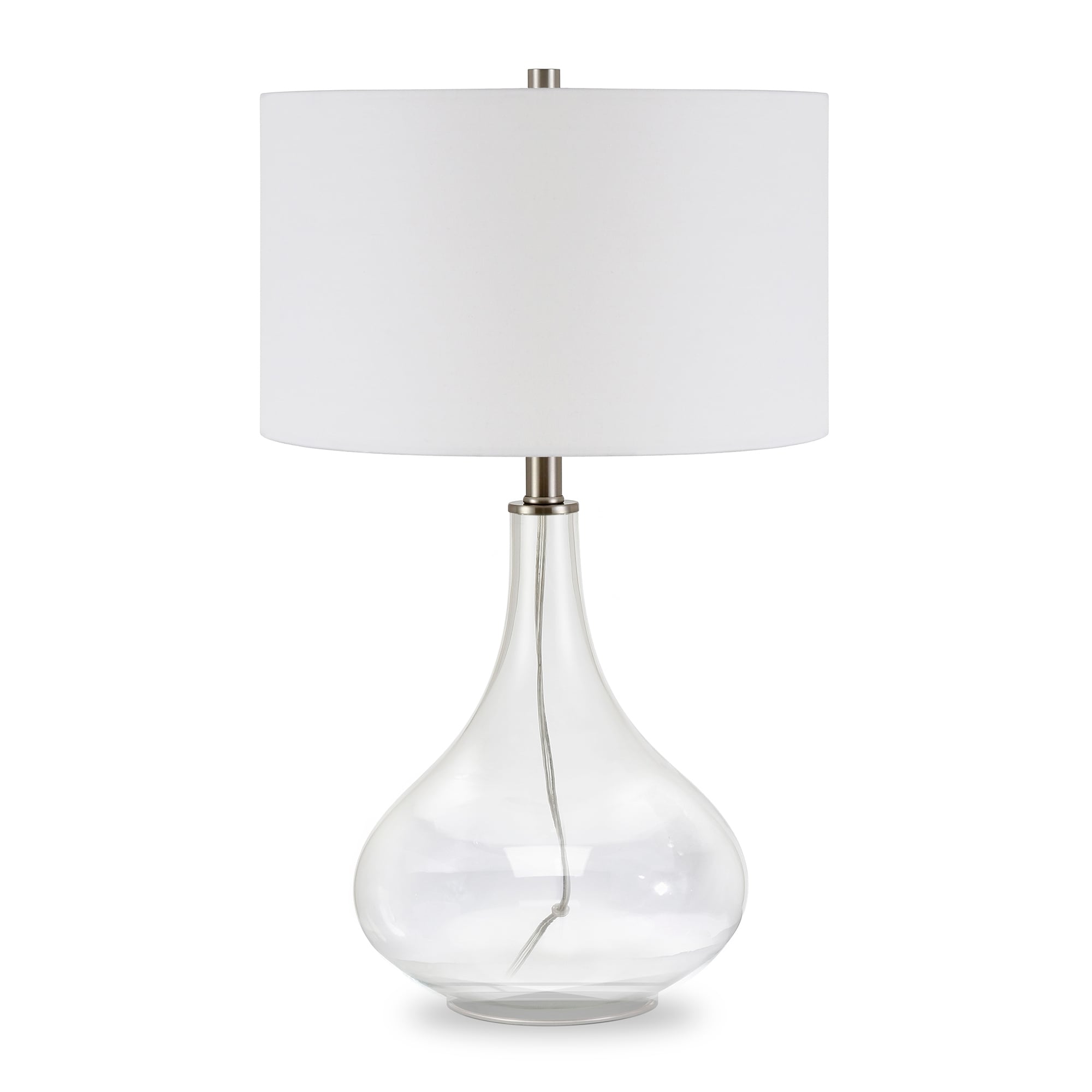 Carson Carrington Sagmyra Clear Glass Table Lamp