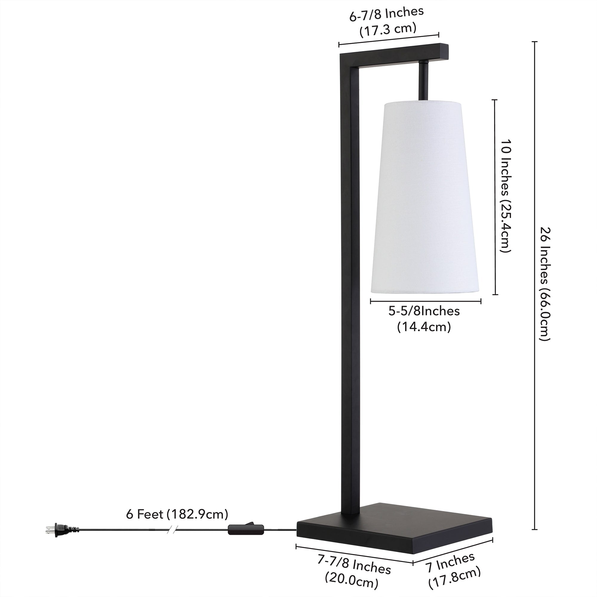 Moser 26 Tall Table Lamp with Fabric Shade