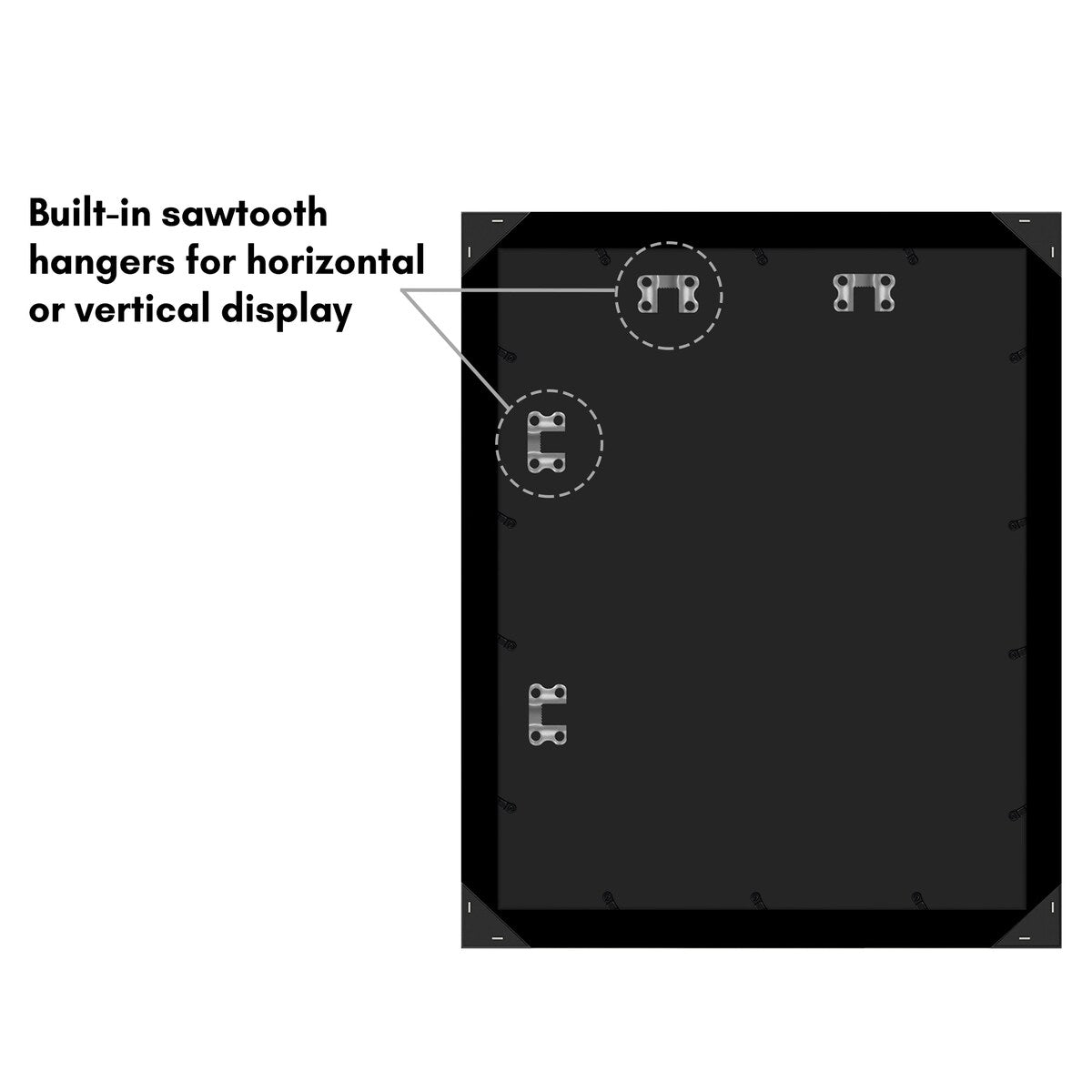 Americanflat Poster Frame - Wooden Picture Frame with Plexiglass Cover