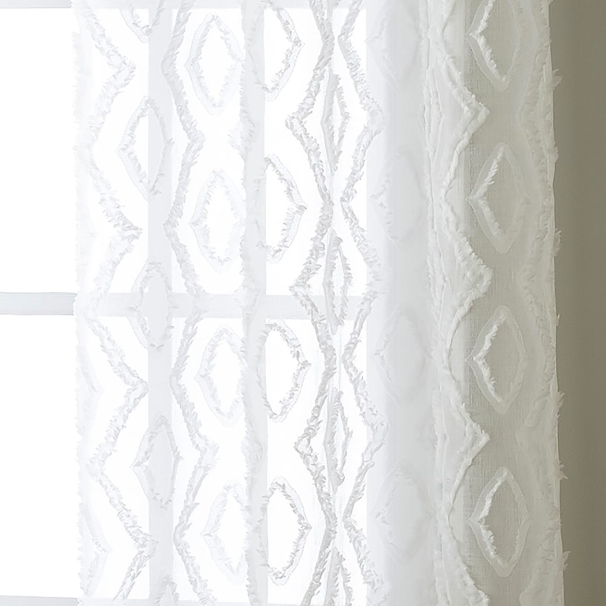 Nanshing Ariza Semi-Sheer Curtain Panel Pair - 37 x 84