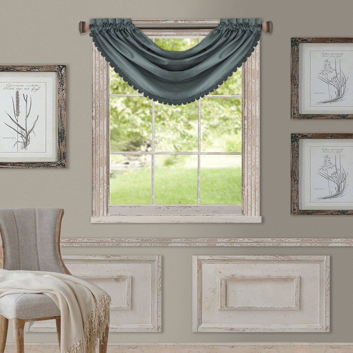 All Seasons Waterfall Window Valance - 52x36