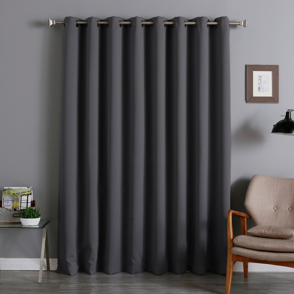 Aurora Home Extra Wide Thermal 96-inch Blackout Curtain Panel - 100 x 96 - 100 x 96