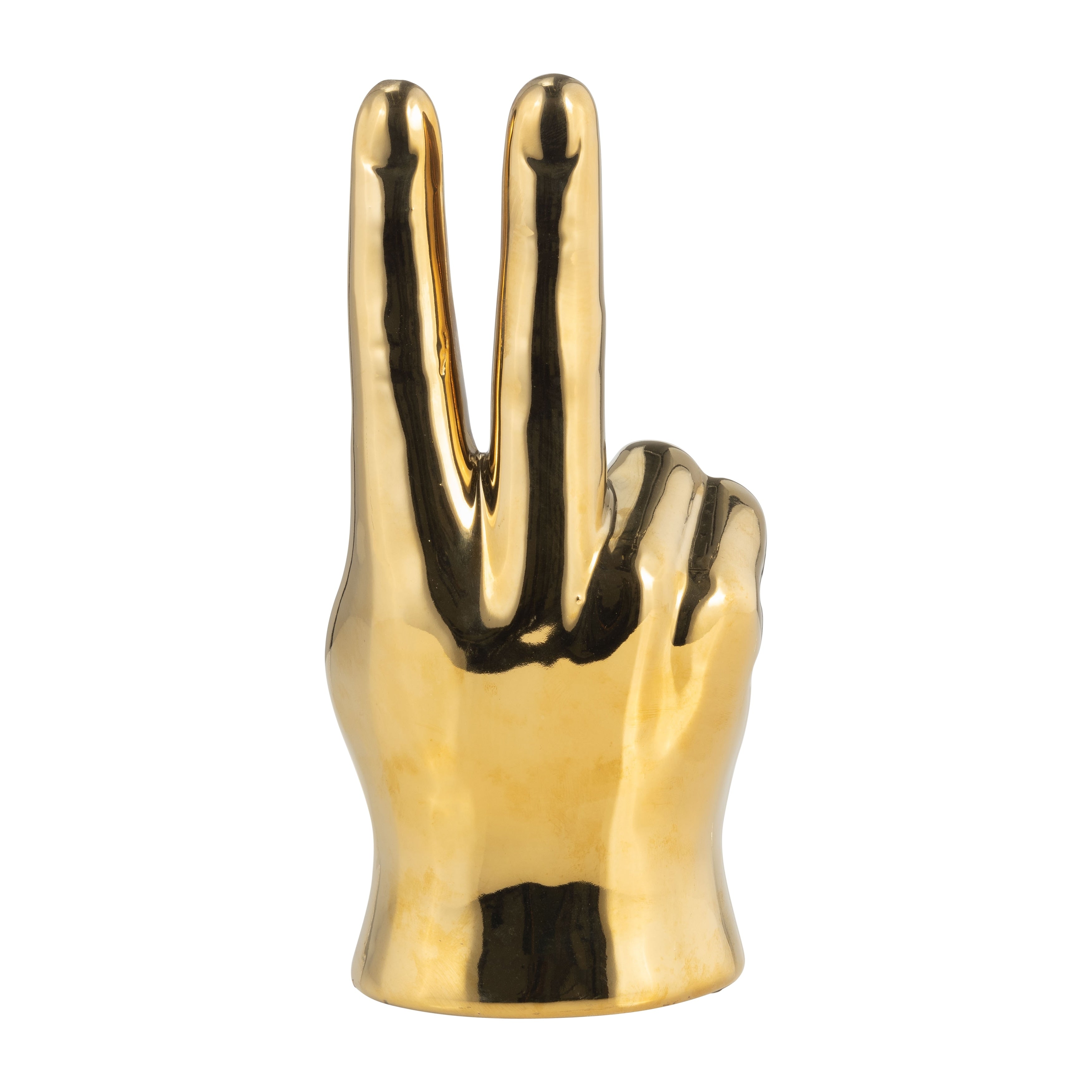 Sagebrook Home Ceramic Hand Statue Decor Symbols