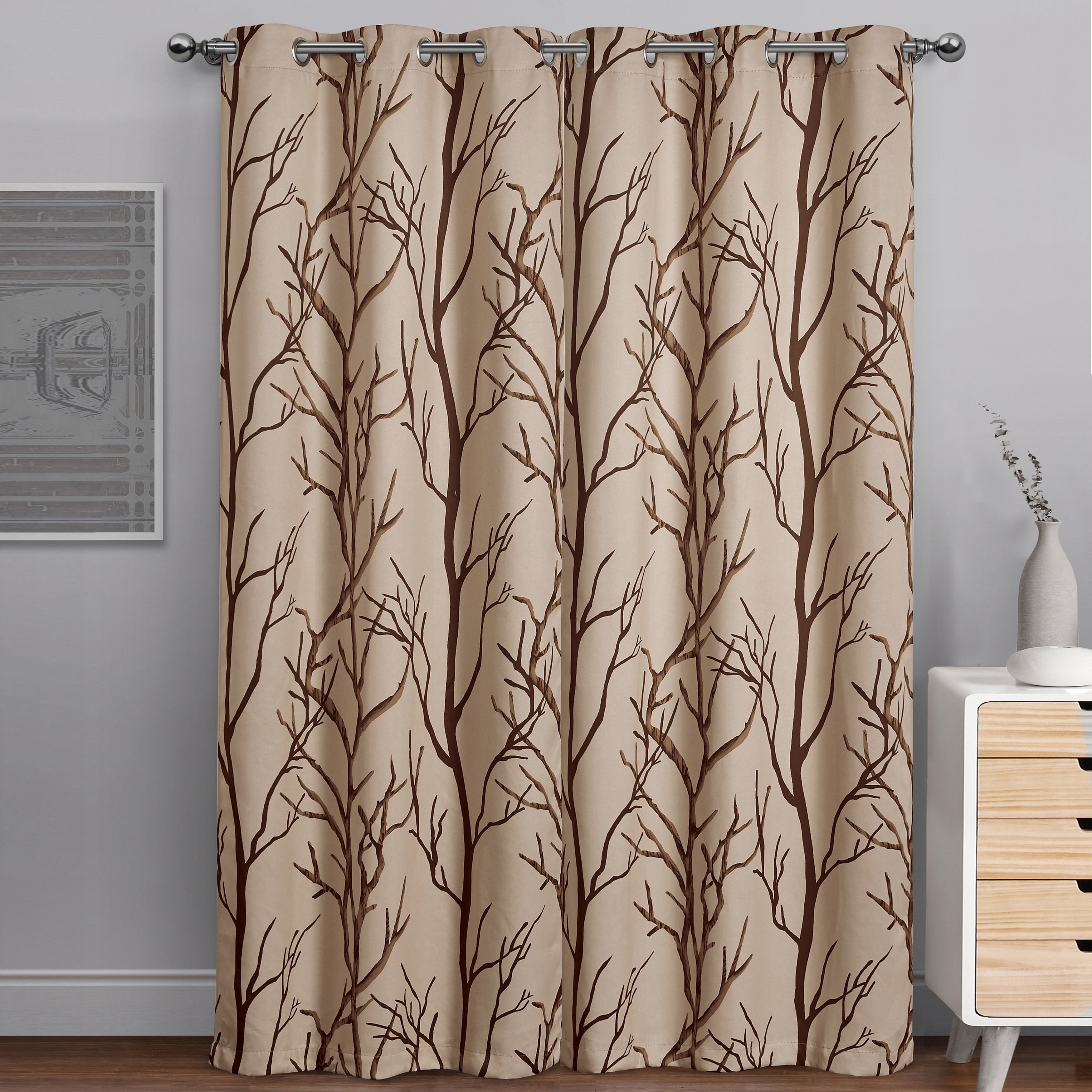 VCNY Home Kingdom Branch Blackout Curtain Panel