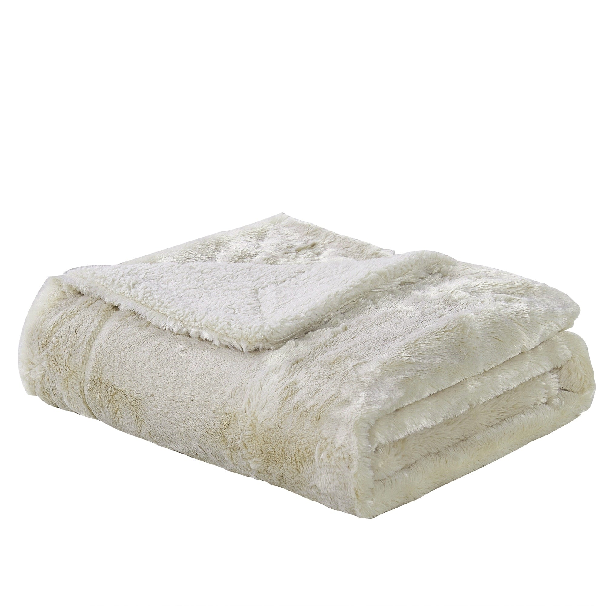 Plain Fauxfur Throw