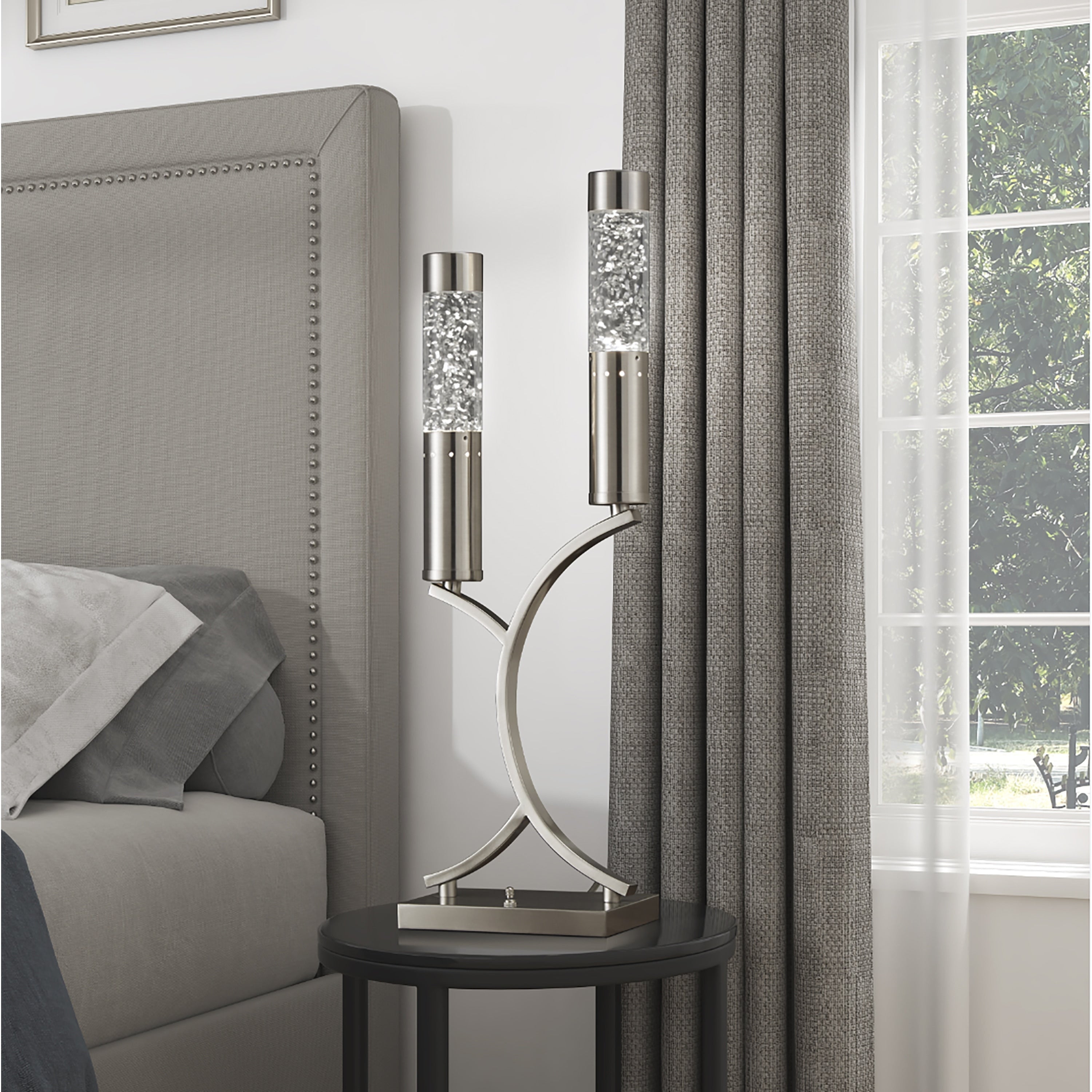 Platina 2-Light Accent Table Lamp