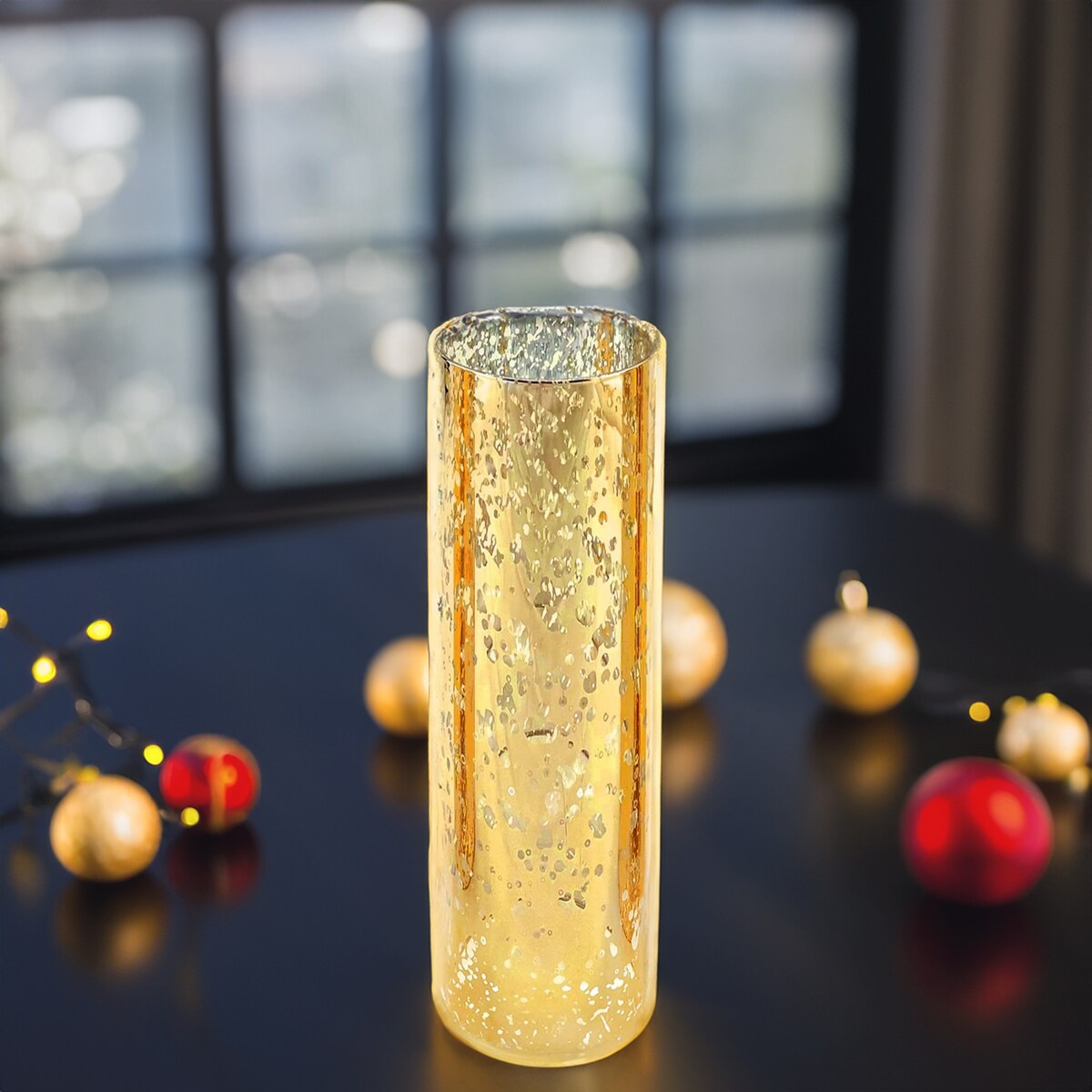 Decorative Glass Cylinder Hurricane Chimney Tube, 1 Piece