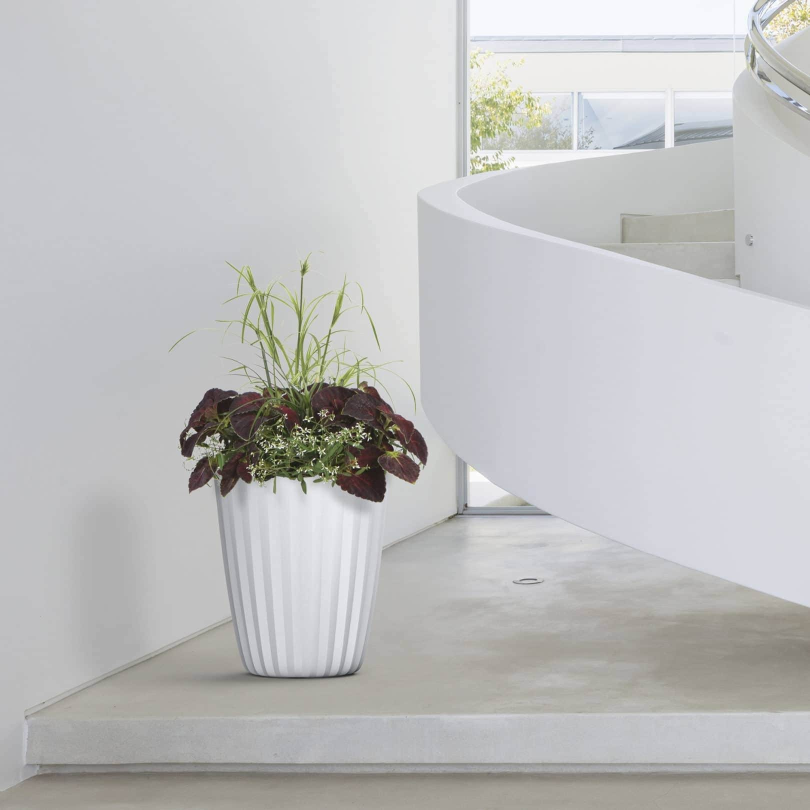 Pleat Modern Pleated Indoor and Outdoor Planter