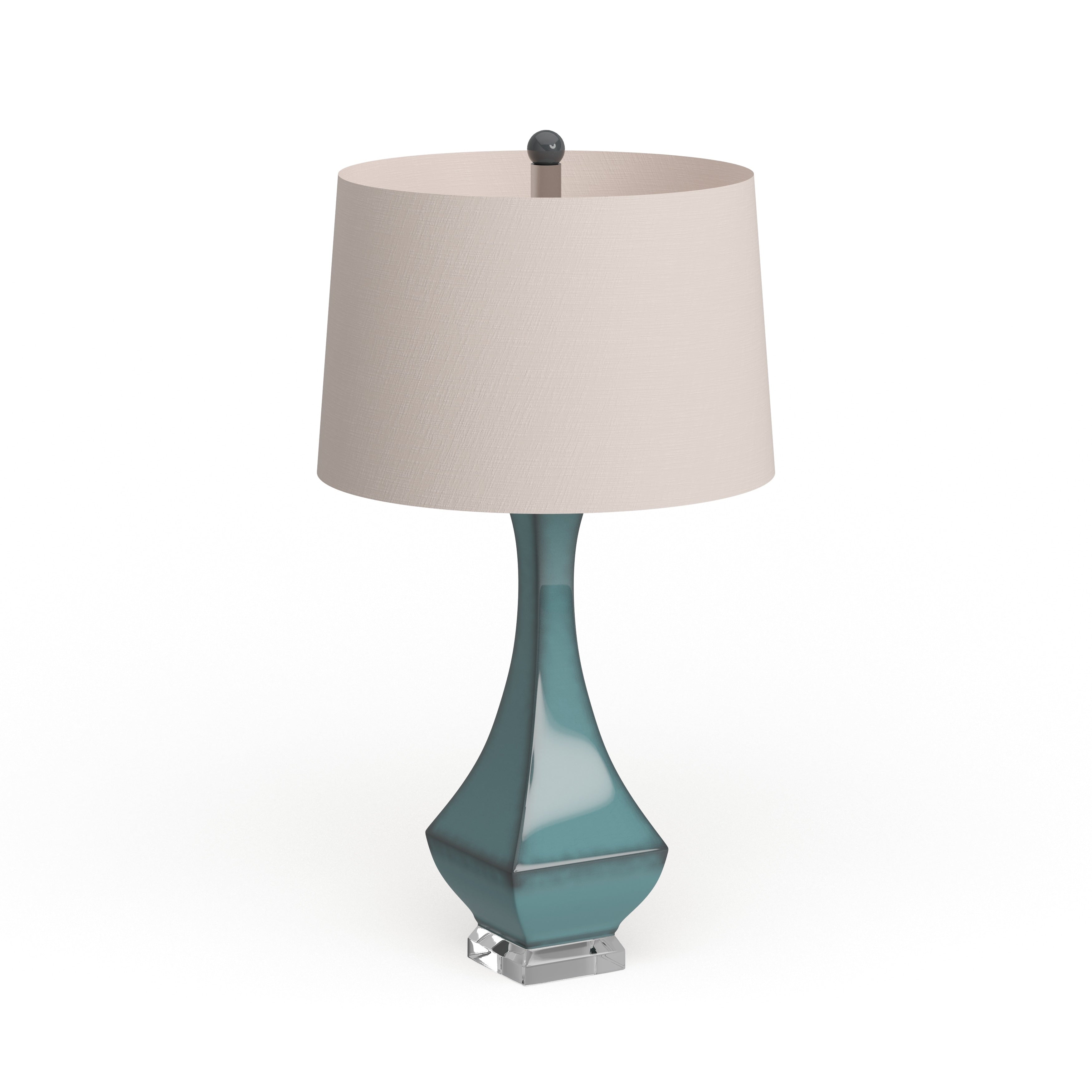 Livabliss Enclave Glazed Table Lamp