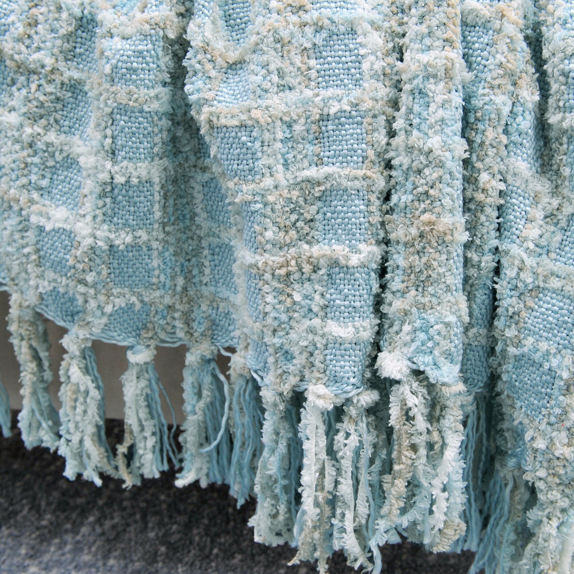 Multicolor Chenille Throw Blanket