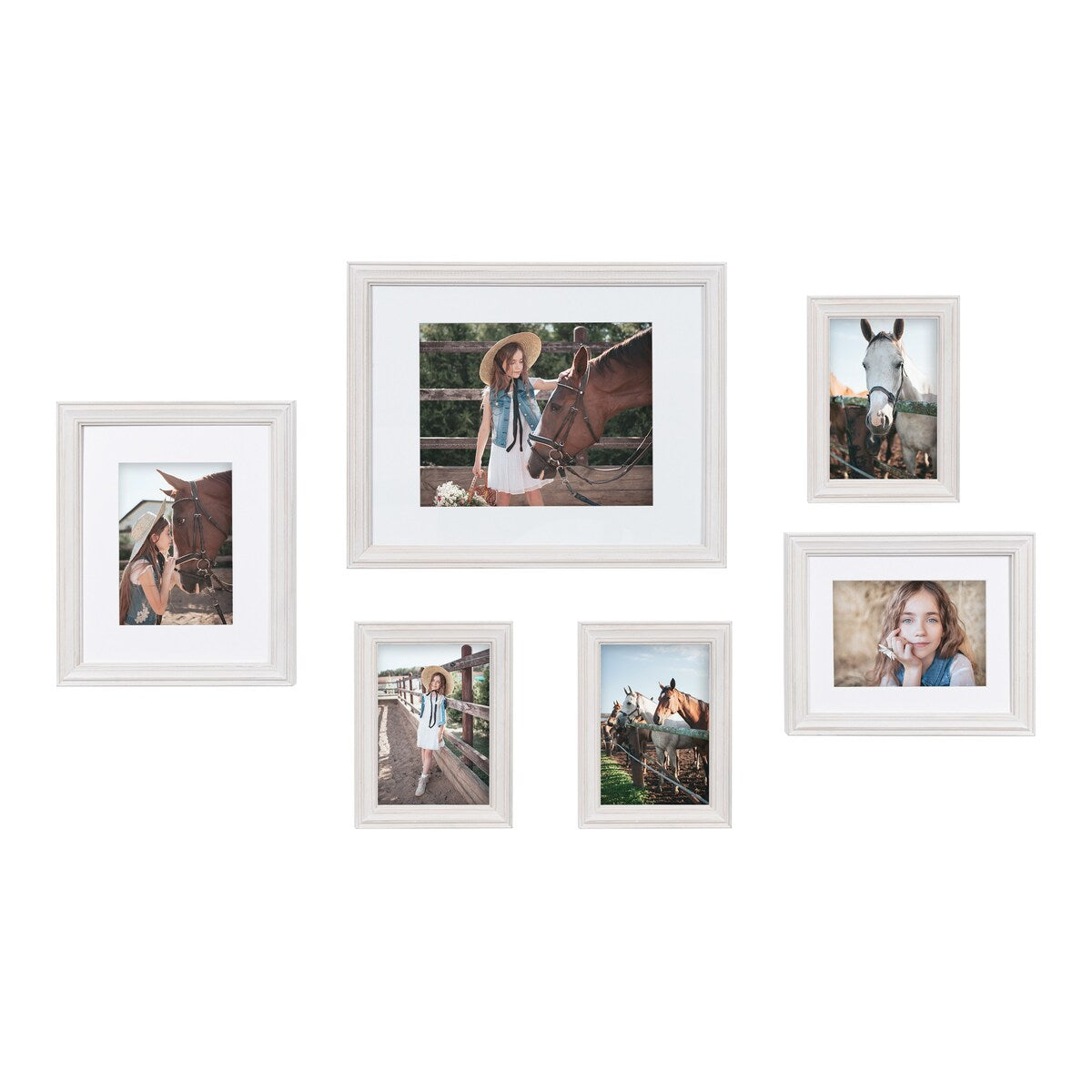 Kate and Laurel Bordeaux Gallery Wall Frame Set