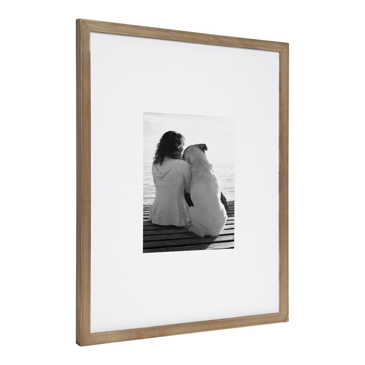 DesignOvation Gallery Wood Wall Picture Frame, Set of 2