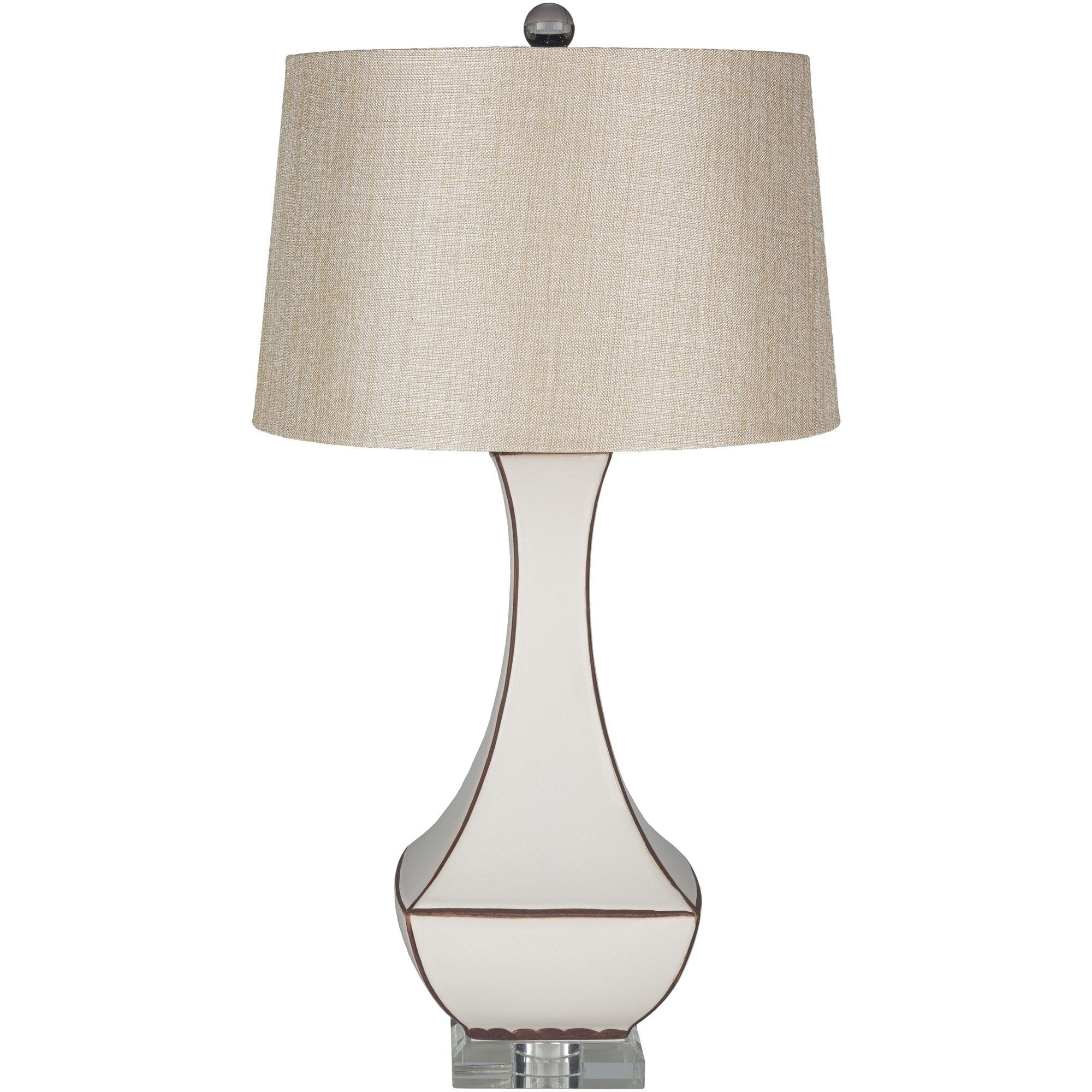 Livabliss Enclave Glazed Table Lamp