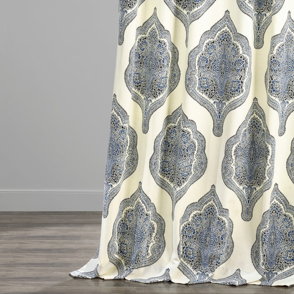 Exclusive Fabrics Arabesque Printed Cotton Twill Curtain (1 Panel)