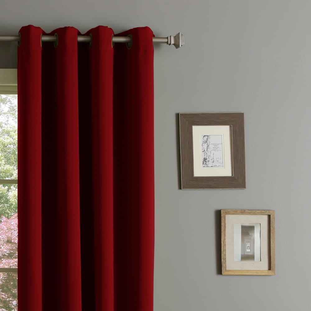 Aurora Home Grommet Top Thermal Insulated 96-inch Blackout Curtain Panel Pair - 52 x 96 - 52 x 96