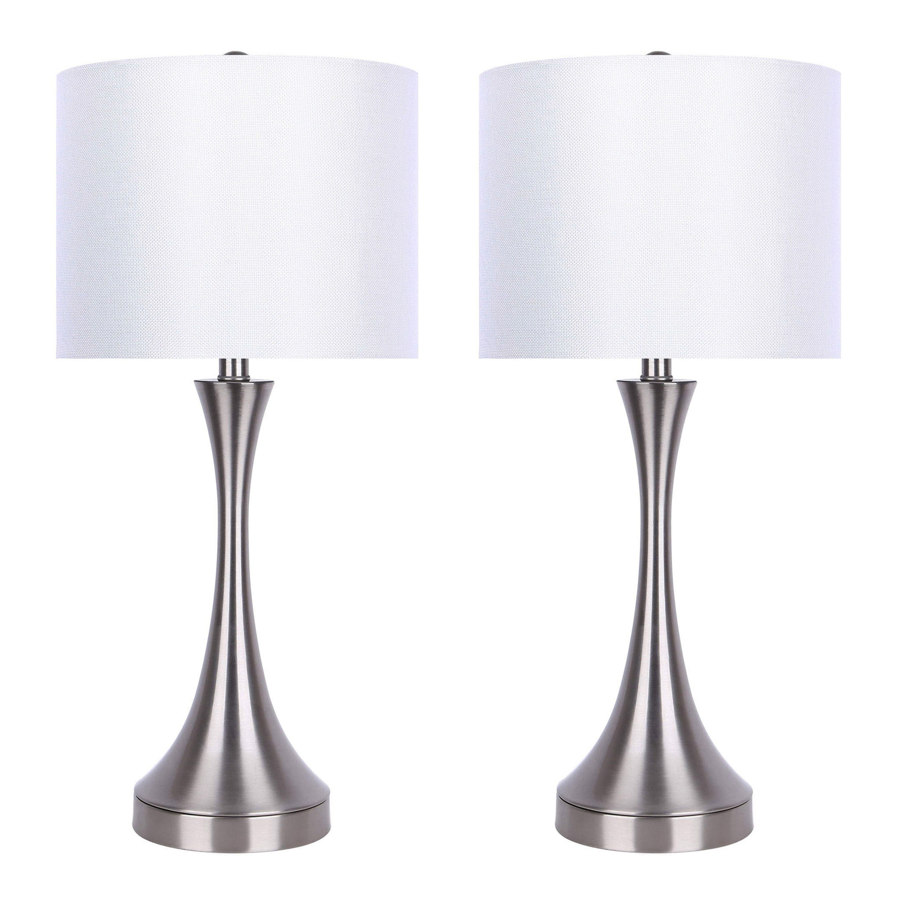 Porch & Den Bakkom 25  Metal Table Lamp with USB Port (Set of 2)