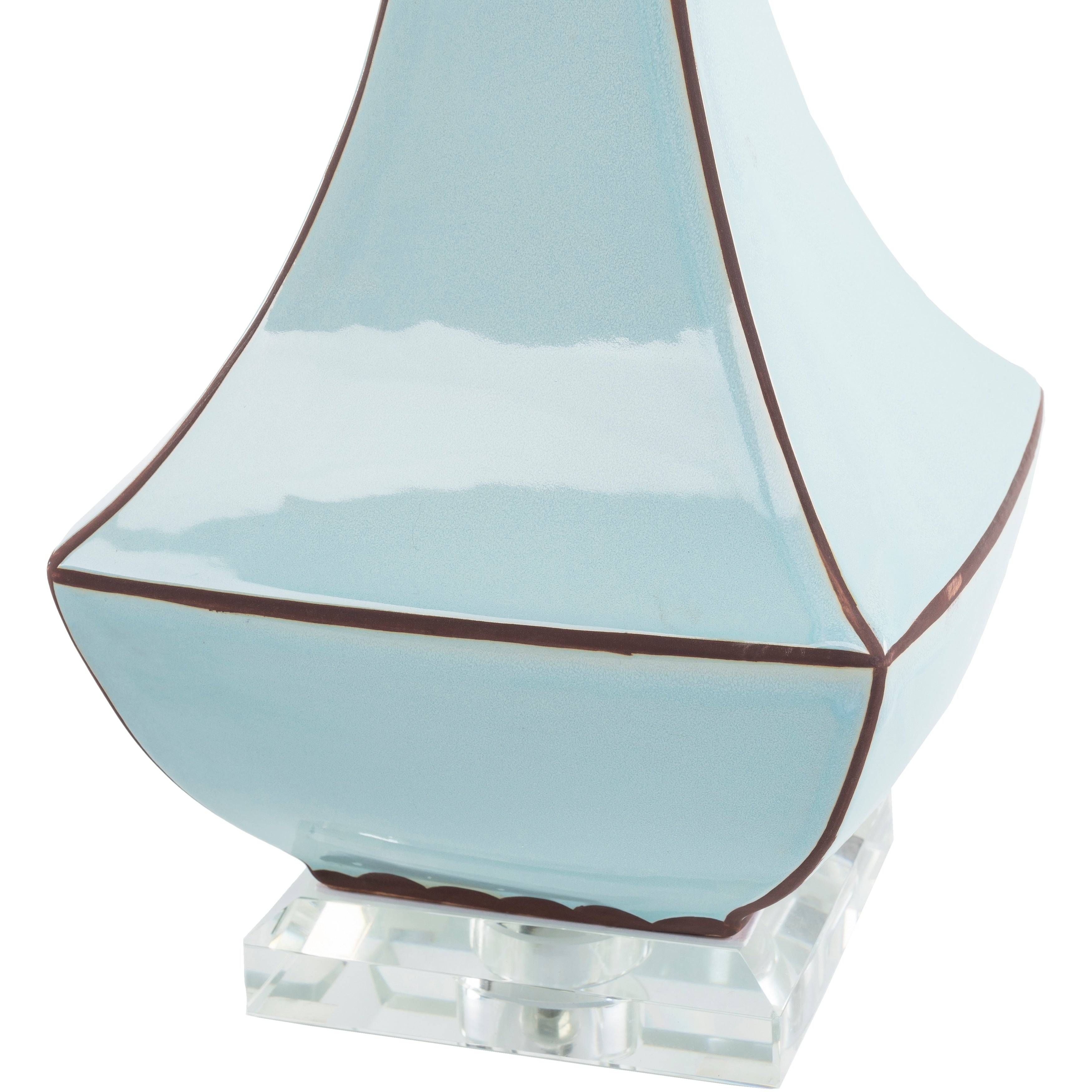 Livabliss Enclave Glazed Table Lamp