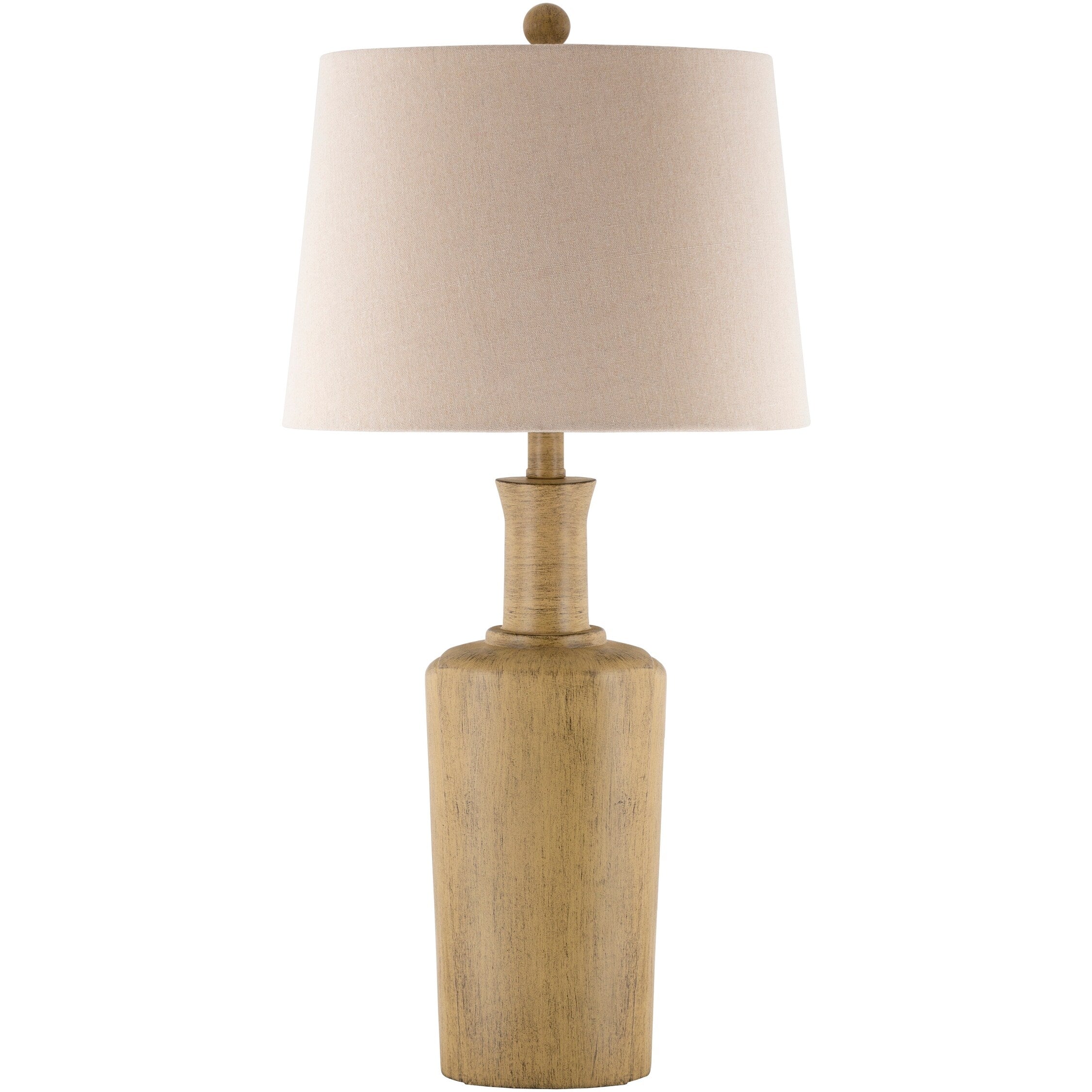 Lurleane Classic Tan Urn Table Lamp - 29.5H x 14W x 14D