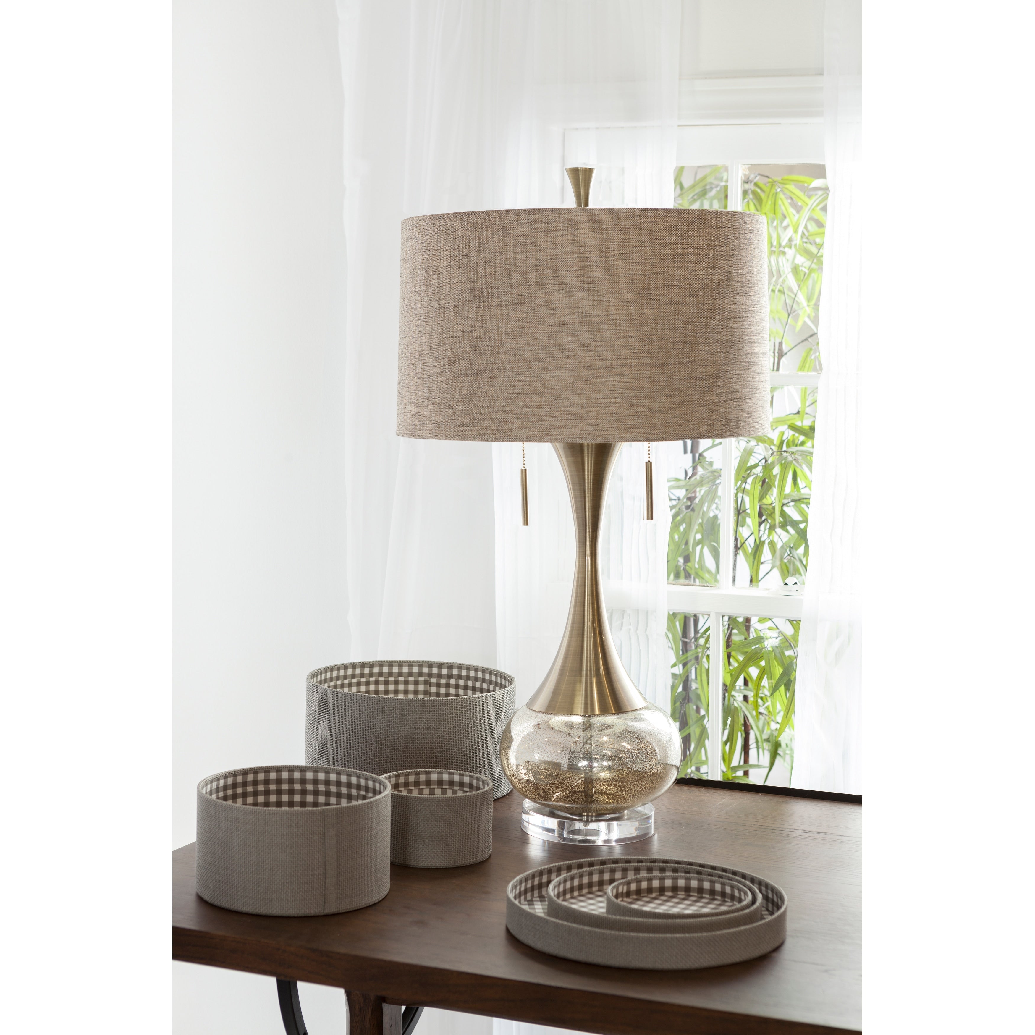 Artistic Weavers Deep Gold Lust Table Lamp