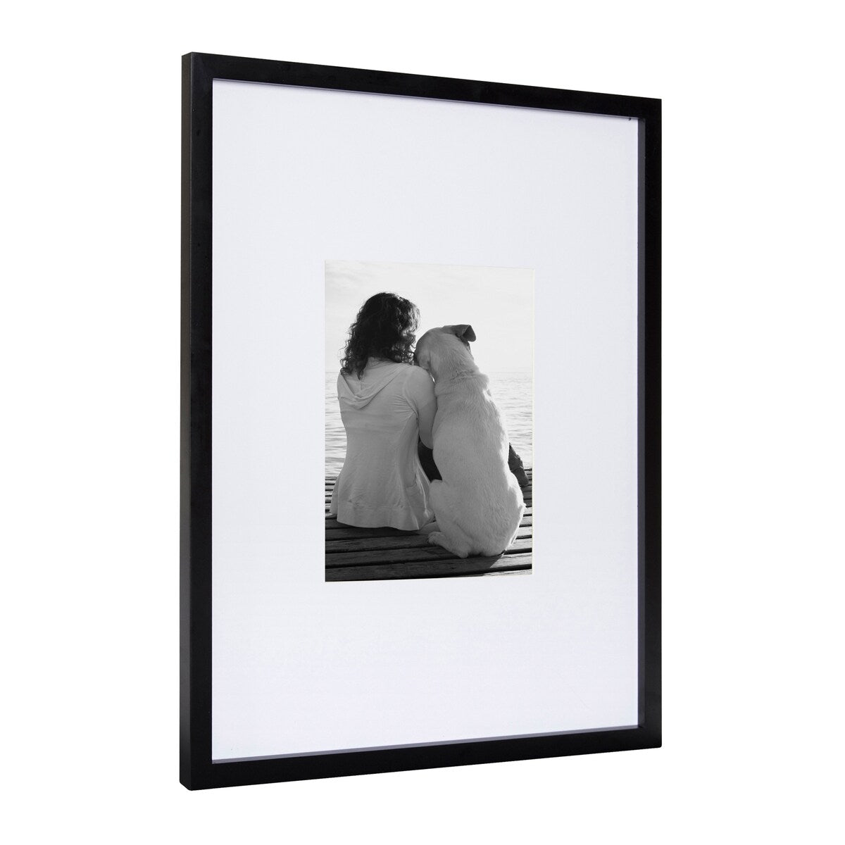 DesignOvation Gallery Wood Wall Picture Frame, Set of 2