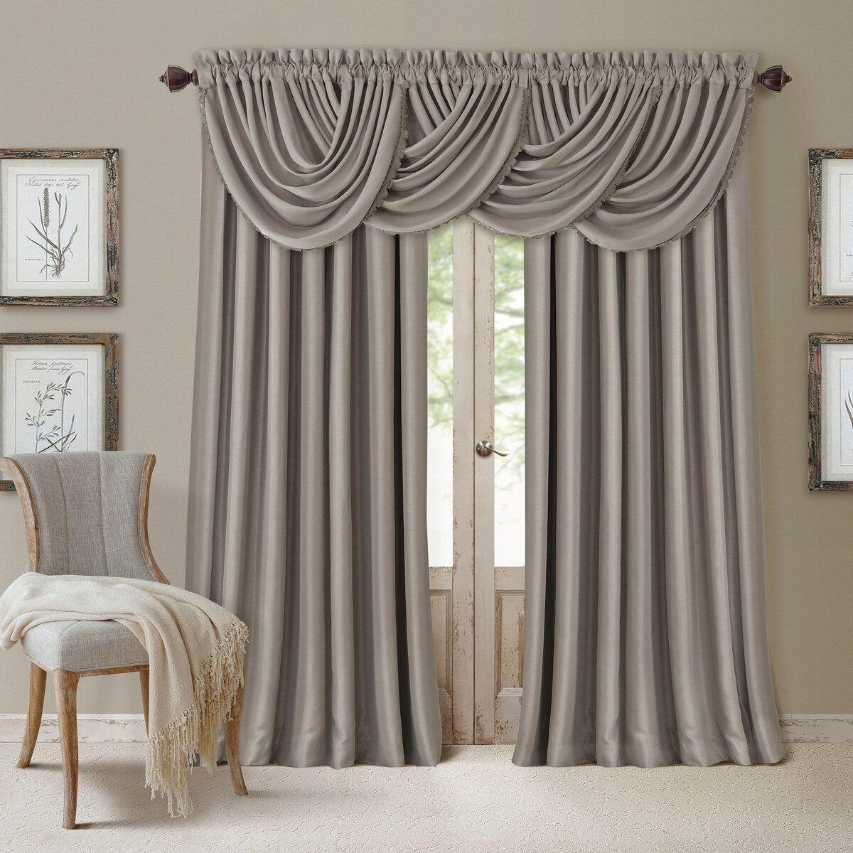 All Seasons Waterfall Window Valance - 52x36