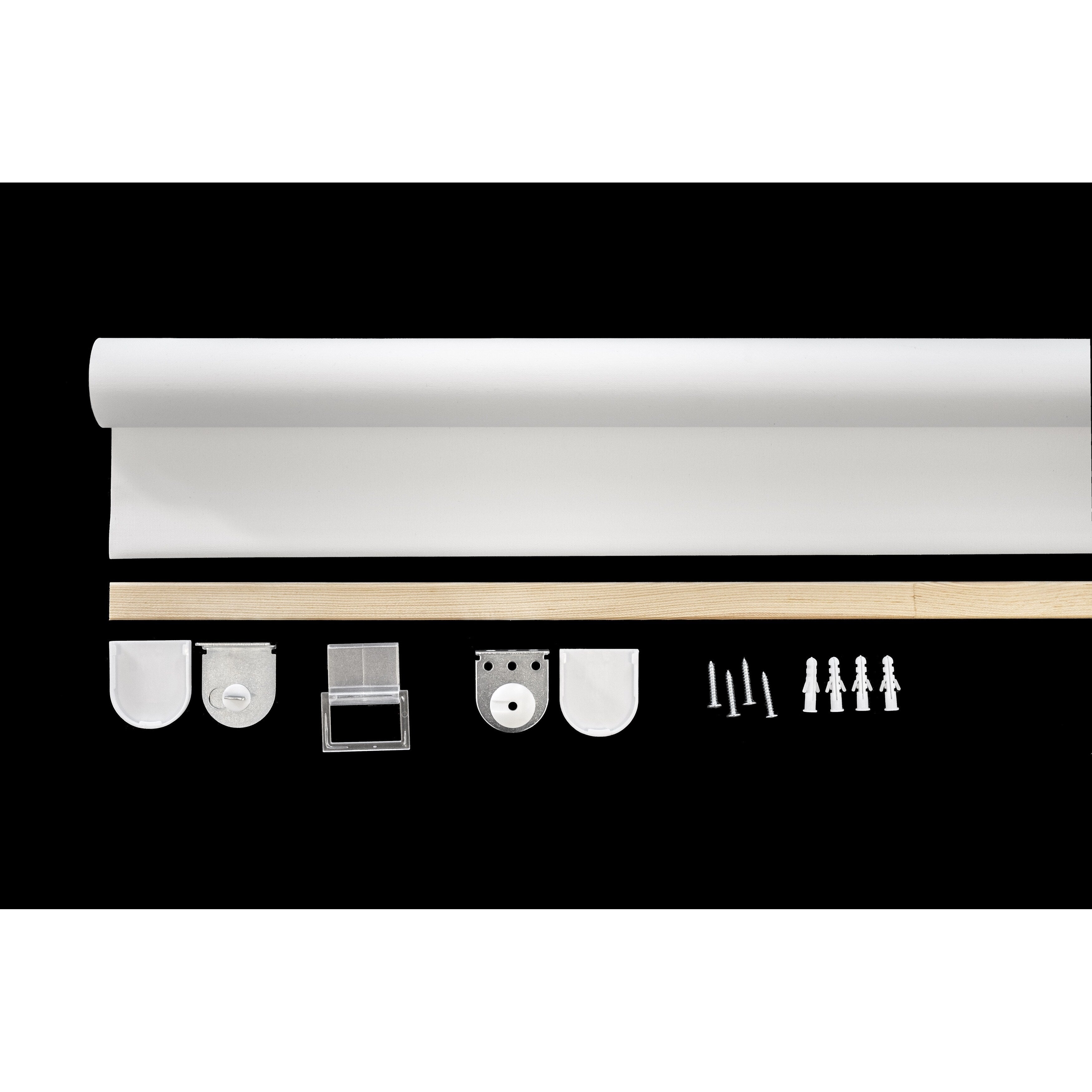 Beige Light Filtering Roller Shade Cordless 74 in. L (Custom Widths Available)