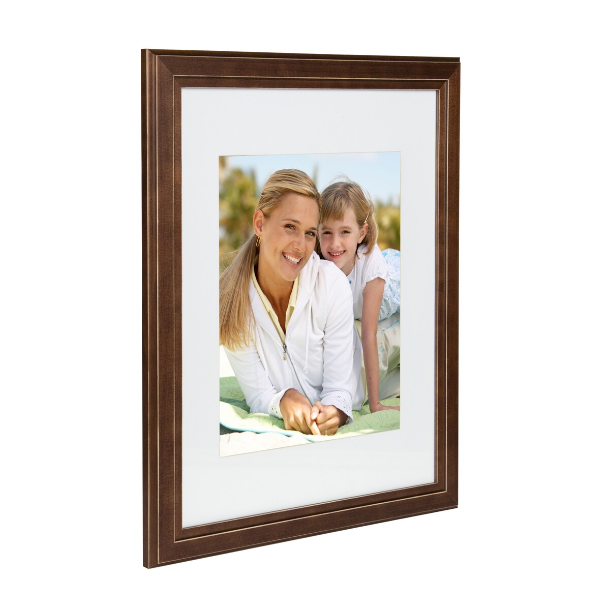 DesignOvation Kieva 11x14 matted to 8x10 Wood Picture Frame, Set of 4